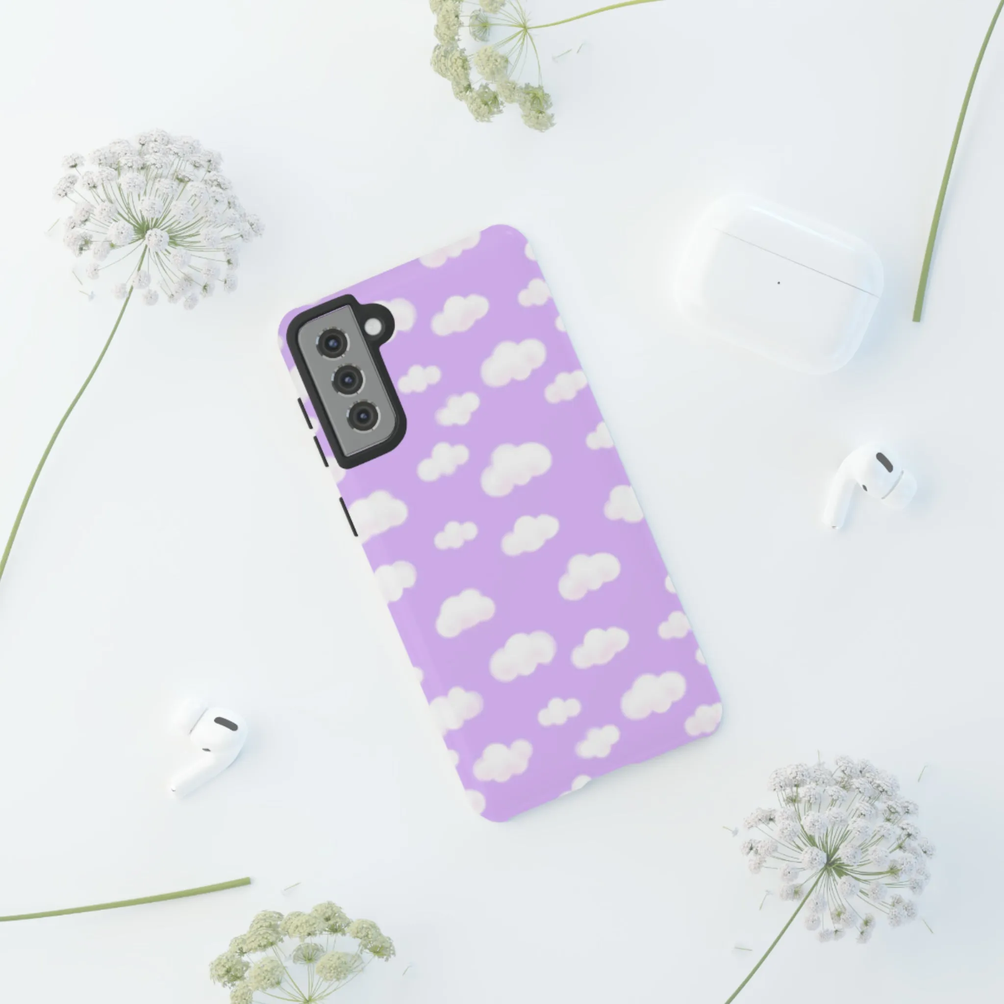 Dreamy Clouds Tough Phone Case (Lilac)