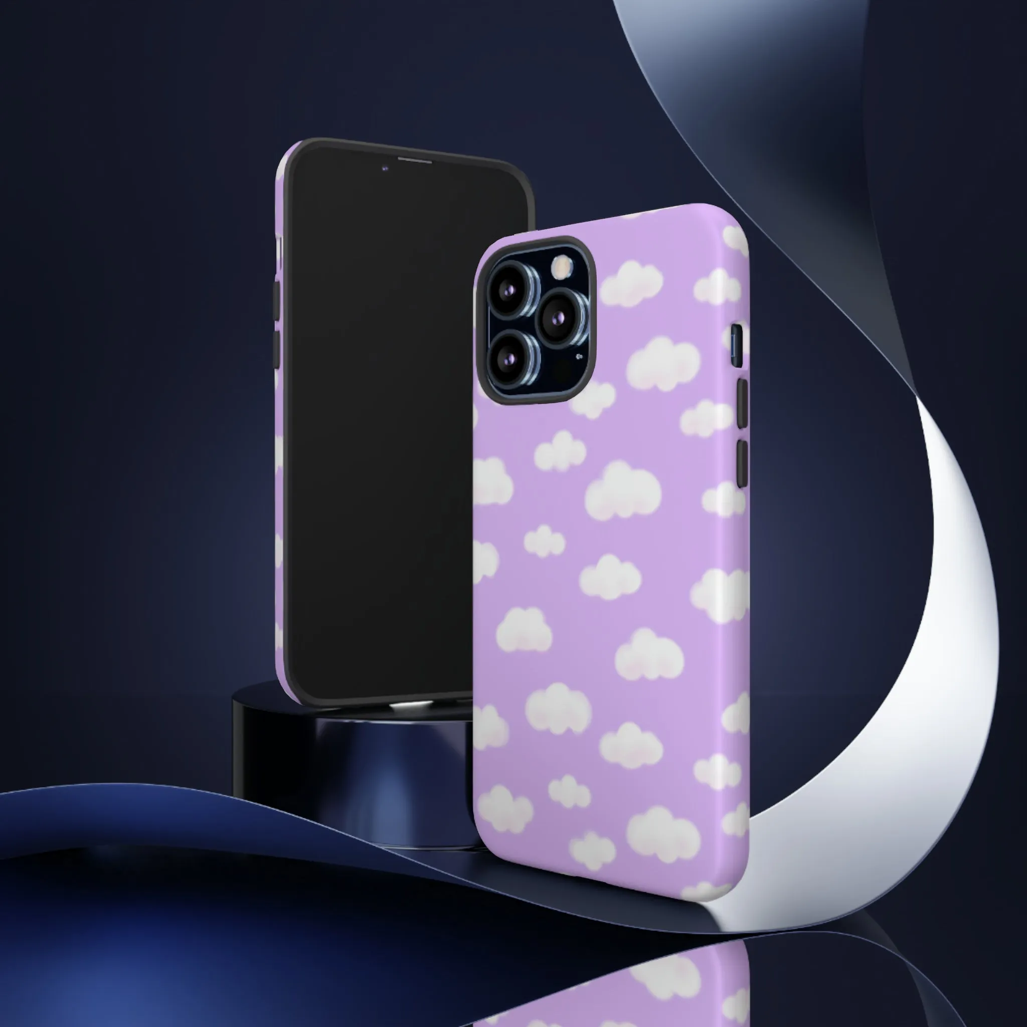 Dreamy Clouds Tough Phone Case (Lilac)