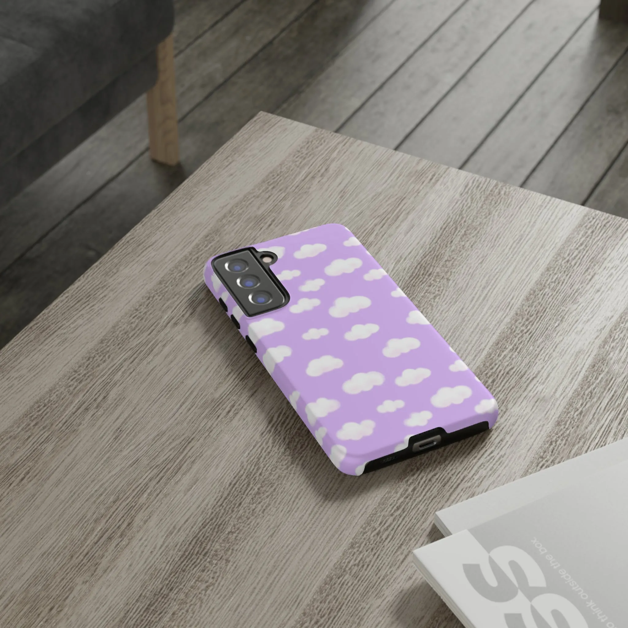 Dreamy Clouds Tough Phone Case (Lilac)