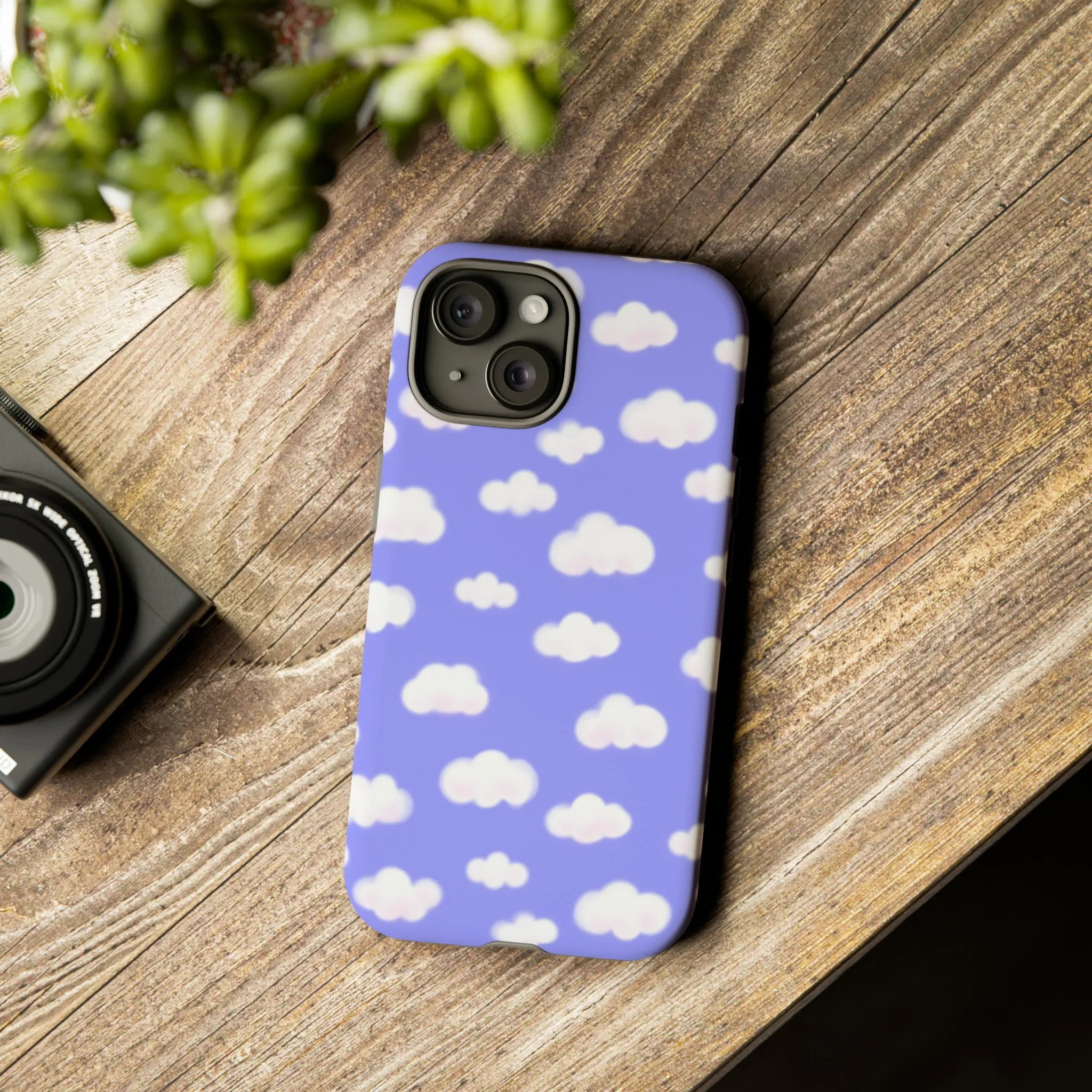 Dreamy Clouds Tough Phone Case (Periwinkle)