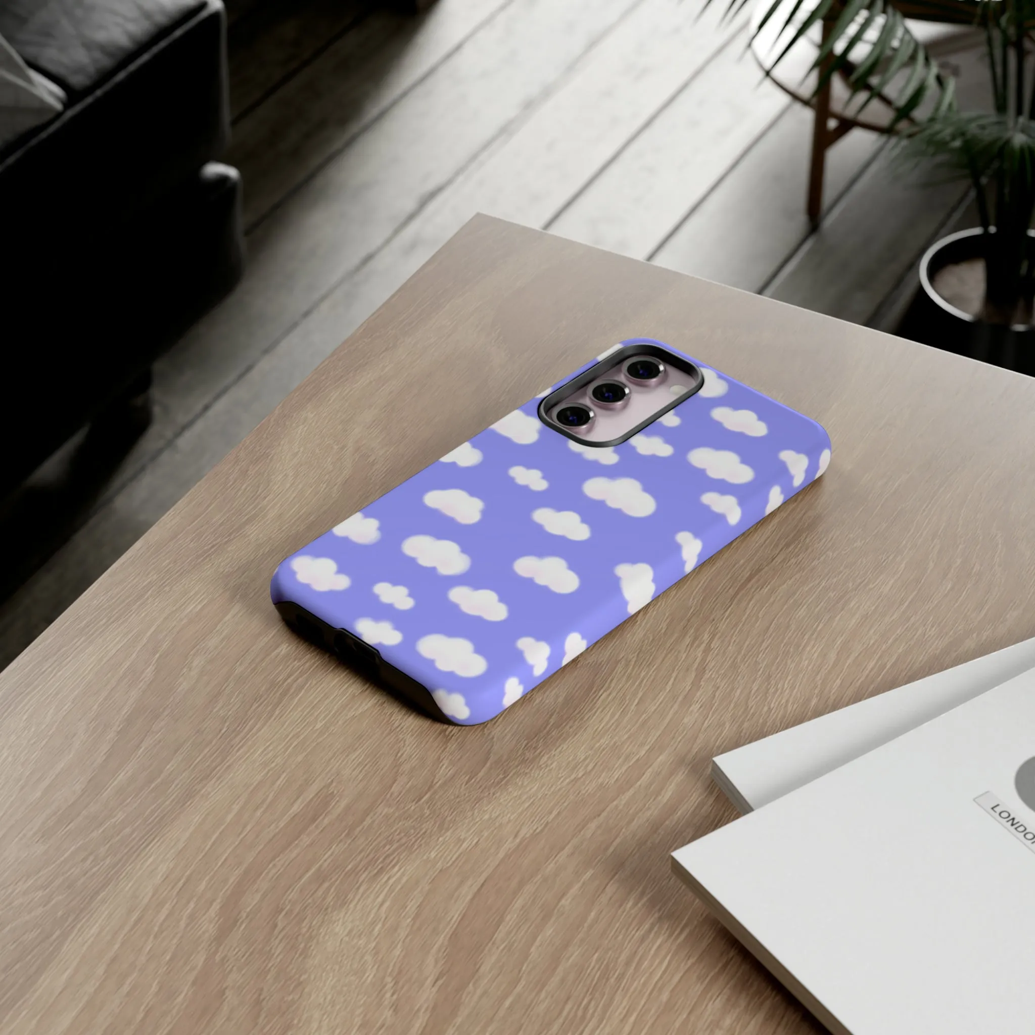 Dreamy Clouds Tough Phone Case (Periwinkle)