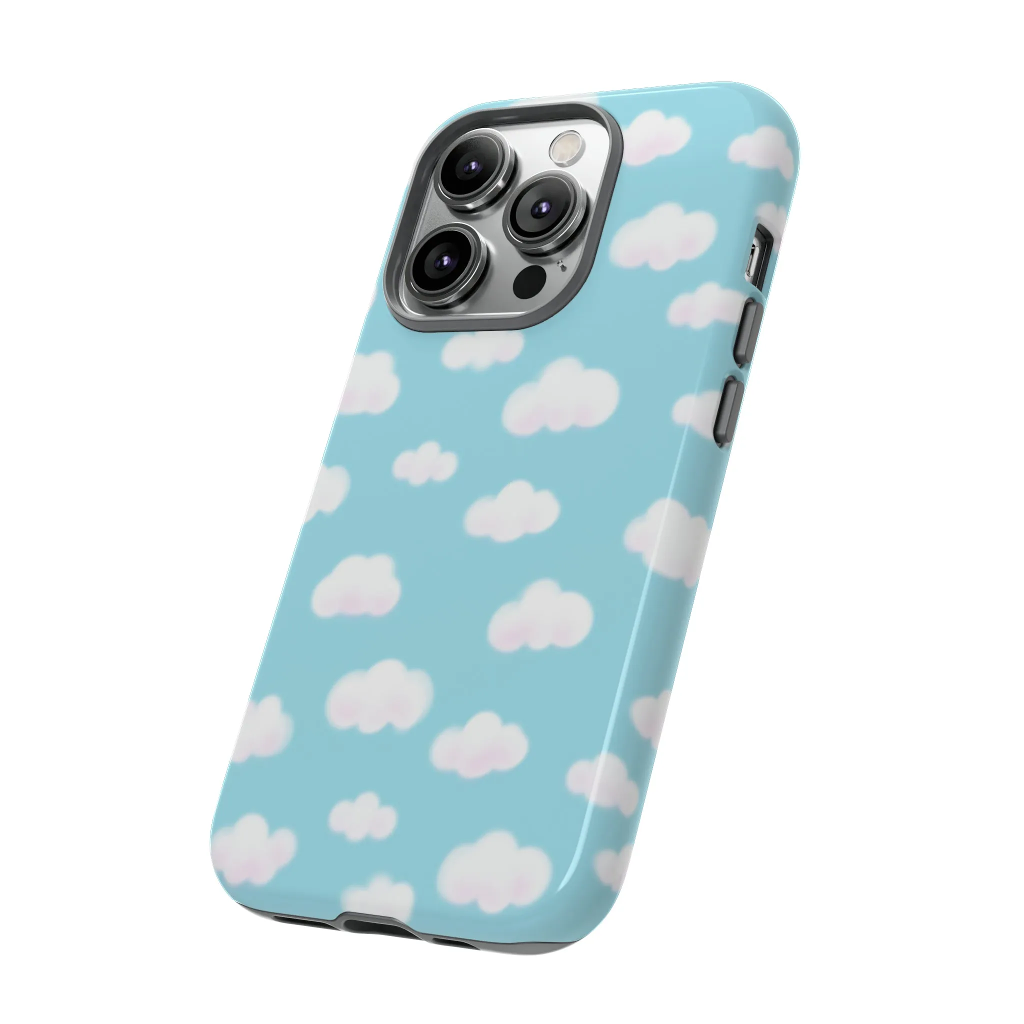 Dreamy Clouds Tough Phone Case (Sky Blue)