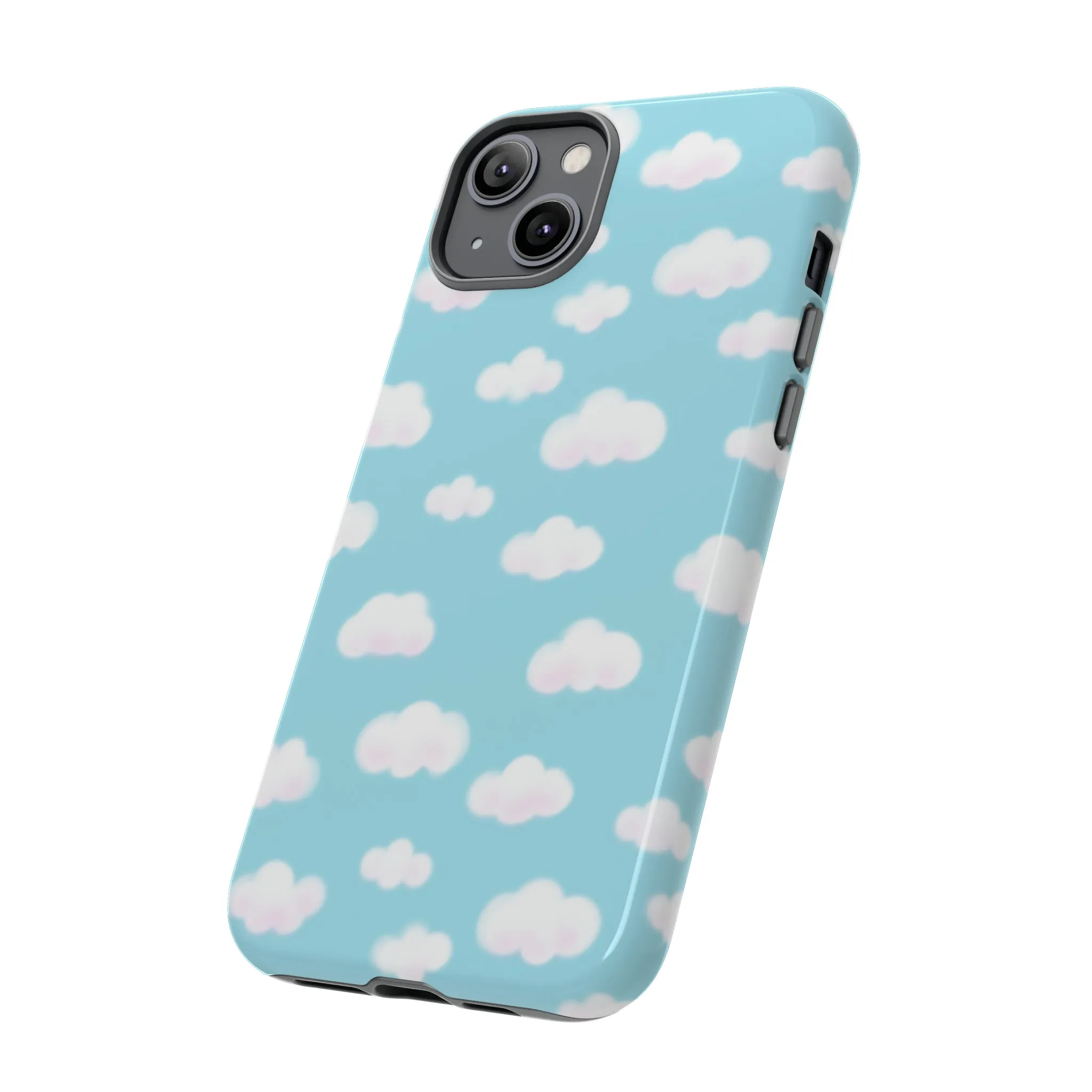 Dreamy Clouds Tough Phone Case (Sky Blue)