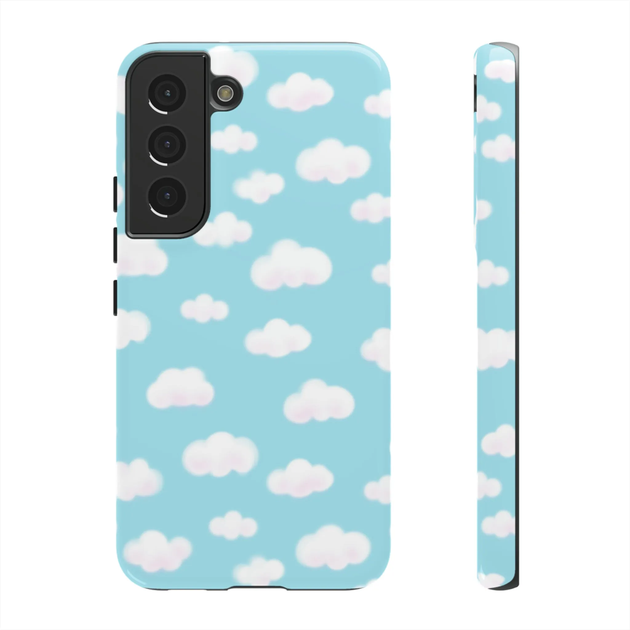 Dreamy Clouds Tough Phone Case (Sky Blue)