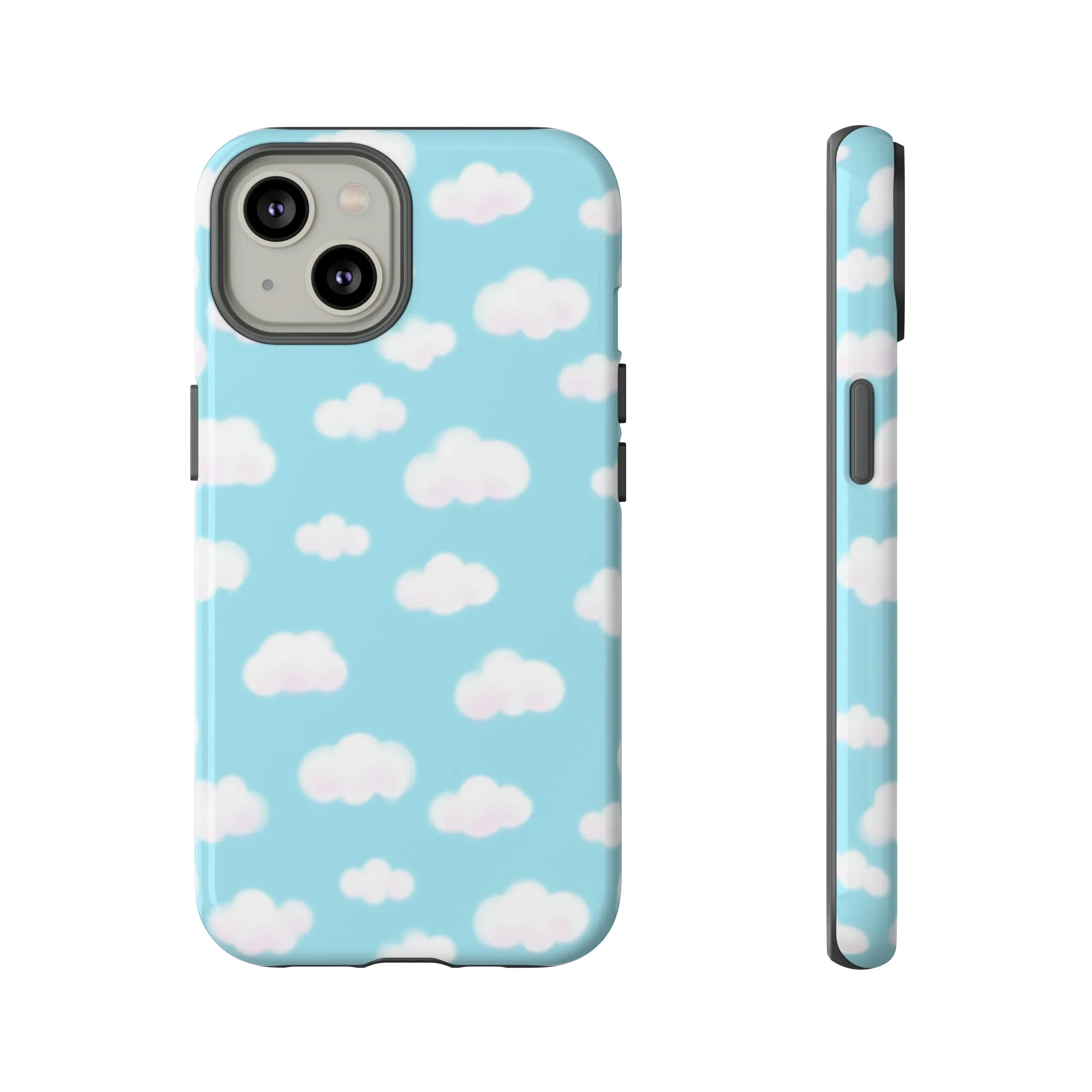 Dreamy Clouds Tough Phone Case (Sky Blue)