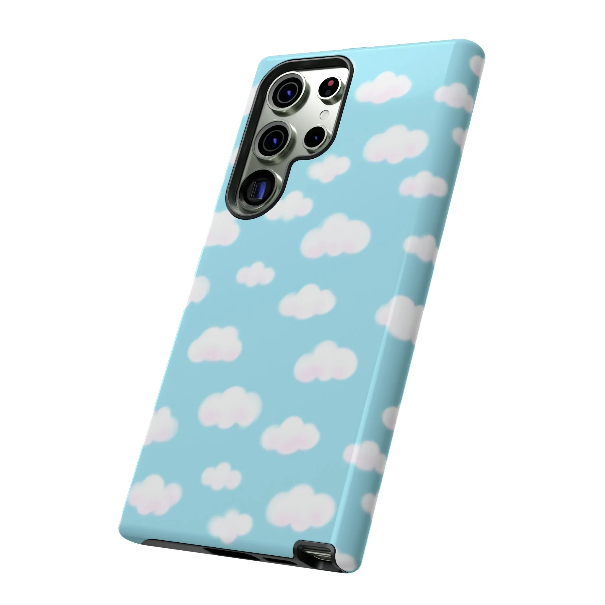 Dreamy Clouds Tough Phone Case (Sky Blue)