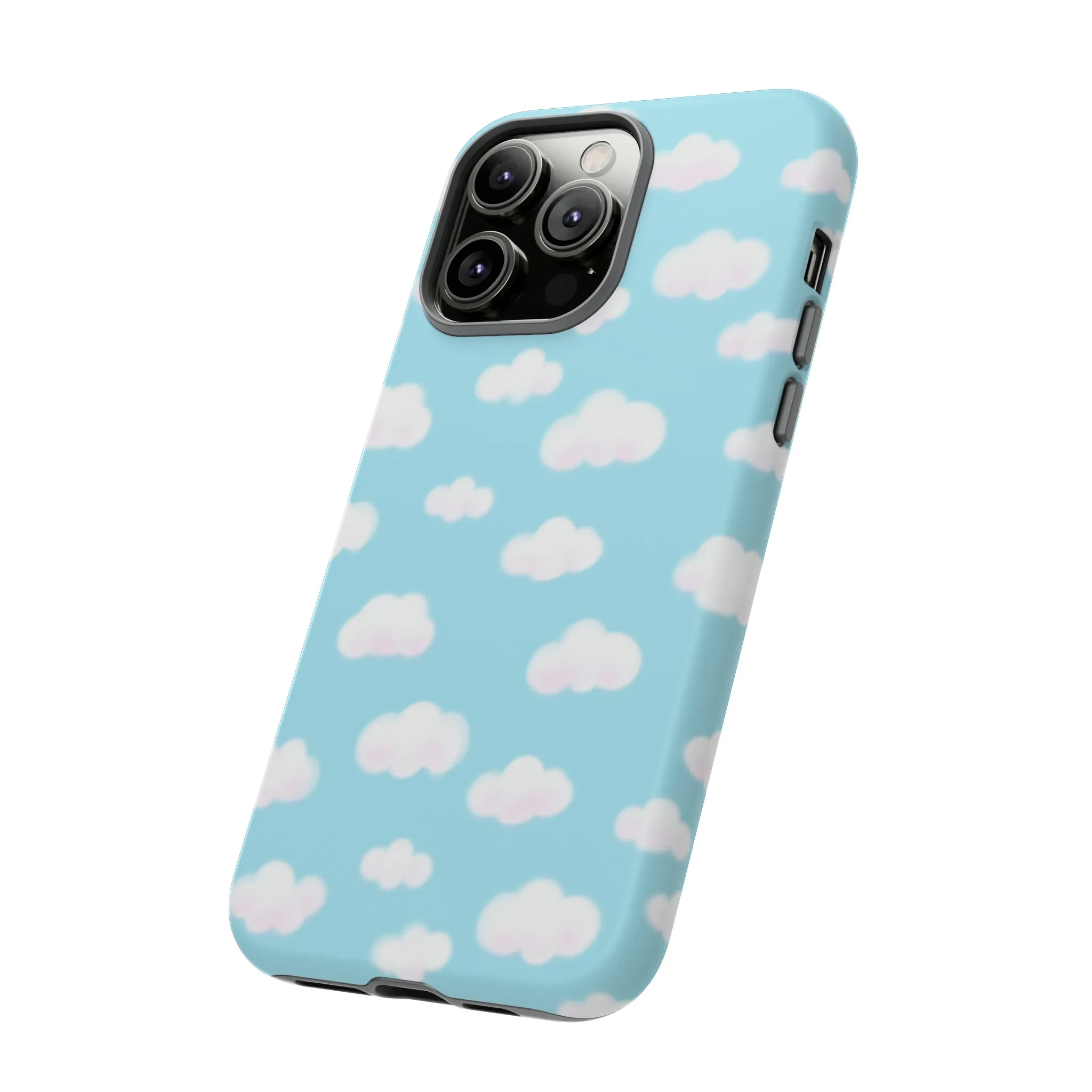 Dreamy Clouds Tough Phone Case (Sky Blue)