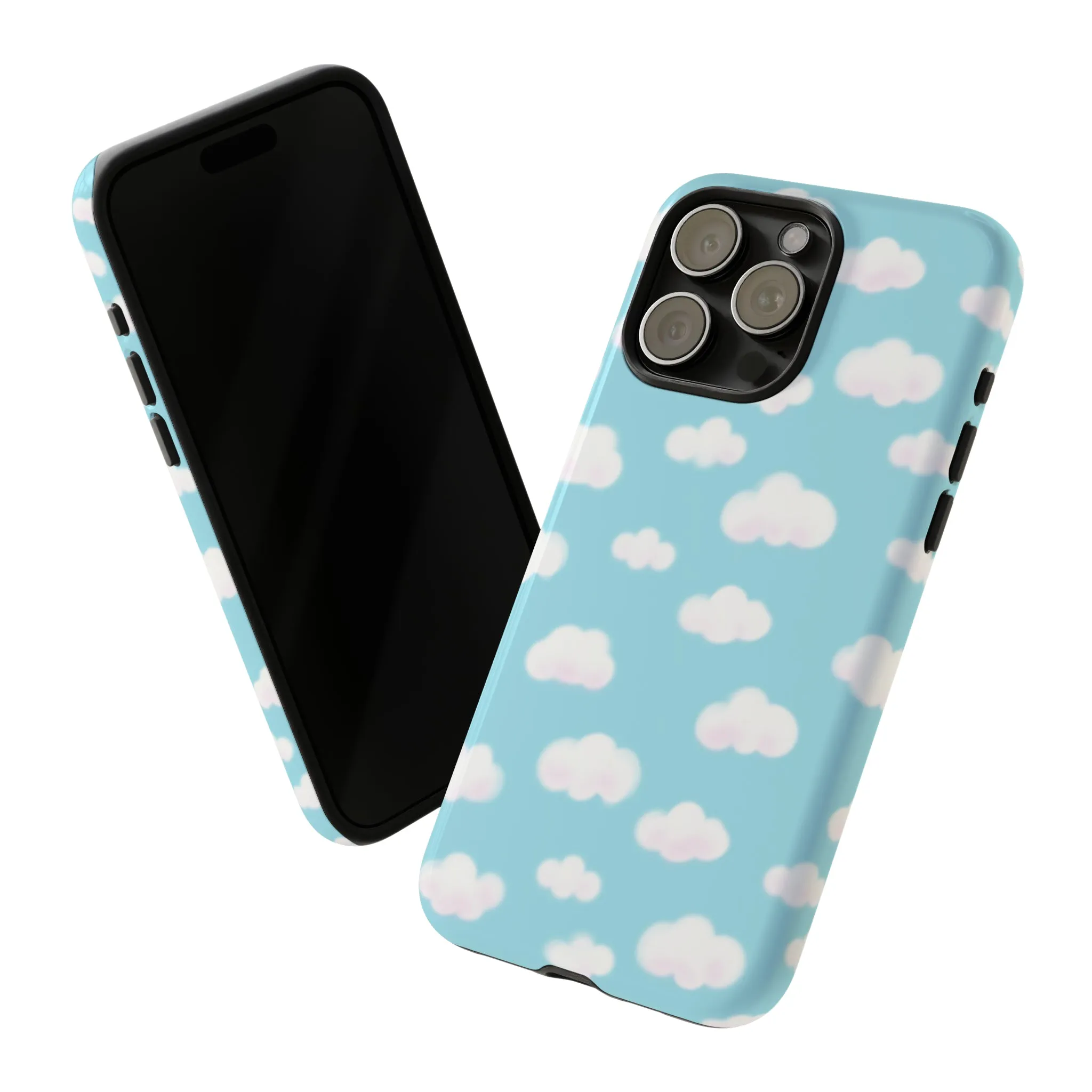 Dreamy Clouds Tough Phone Case (Sky Blue)