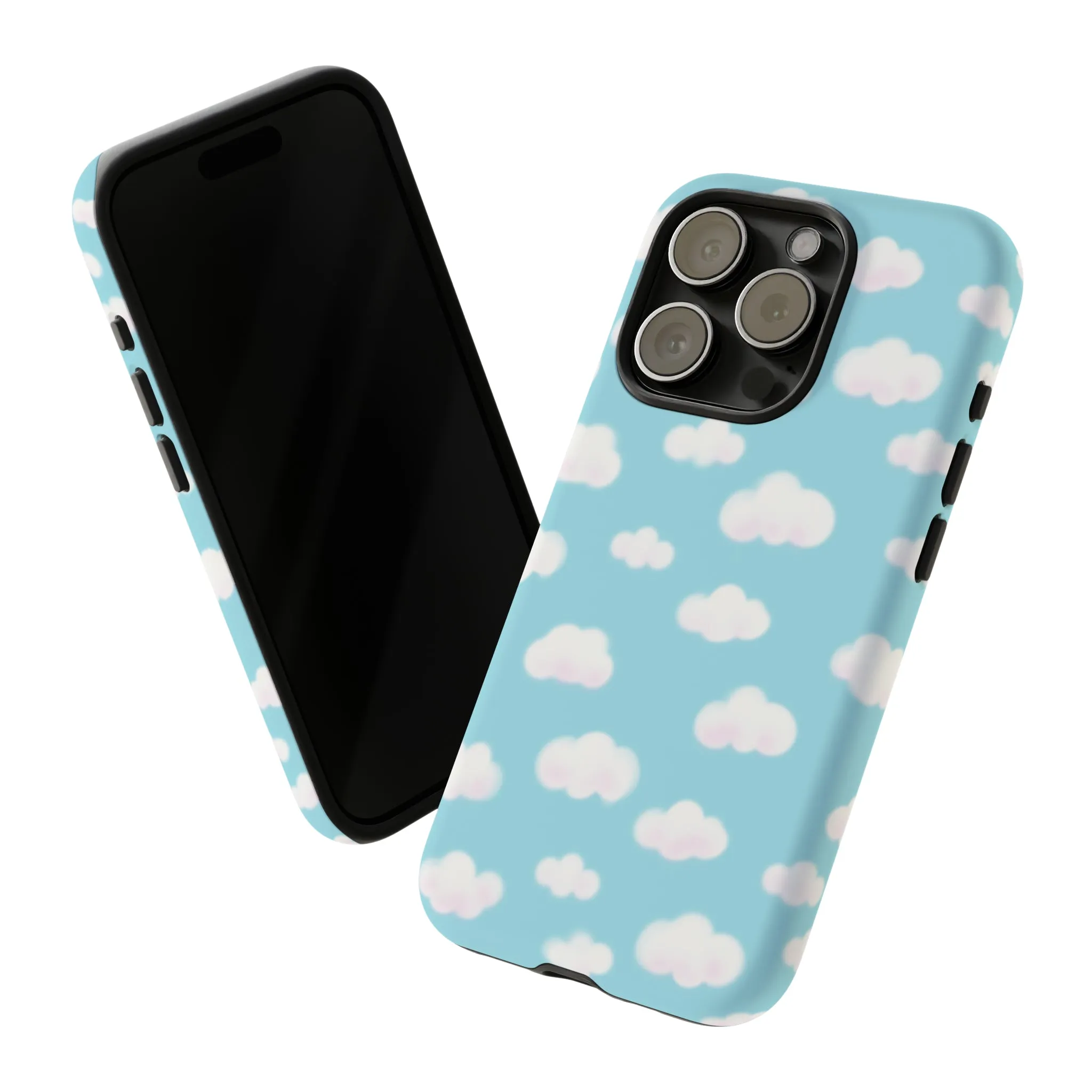 Dreamy Clouds Tough Phone Case (Sky Blue)