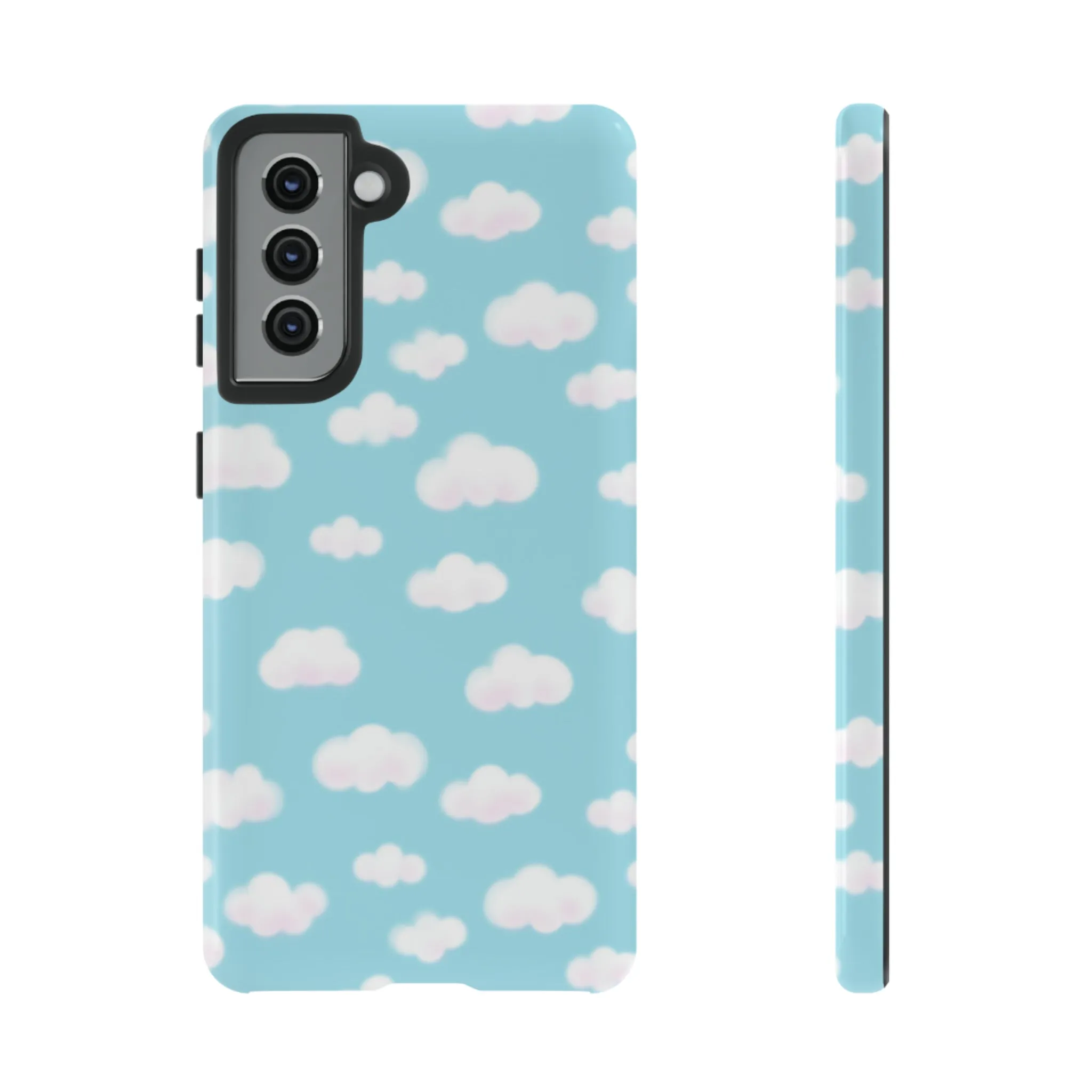 Dreamy Clouds Tough Phone Case (Sky Blue)