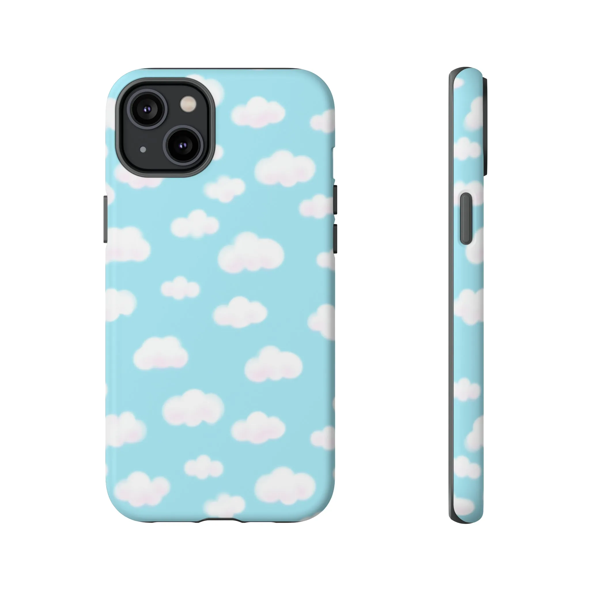 Dreamy Clouds Tough Phone Case (Sky Blue)