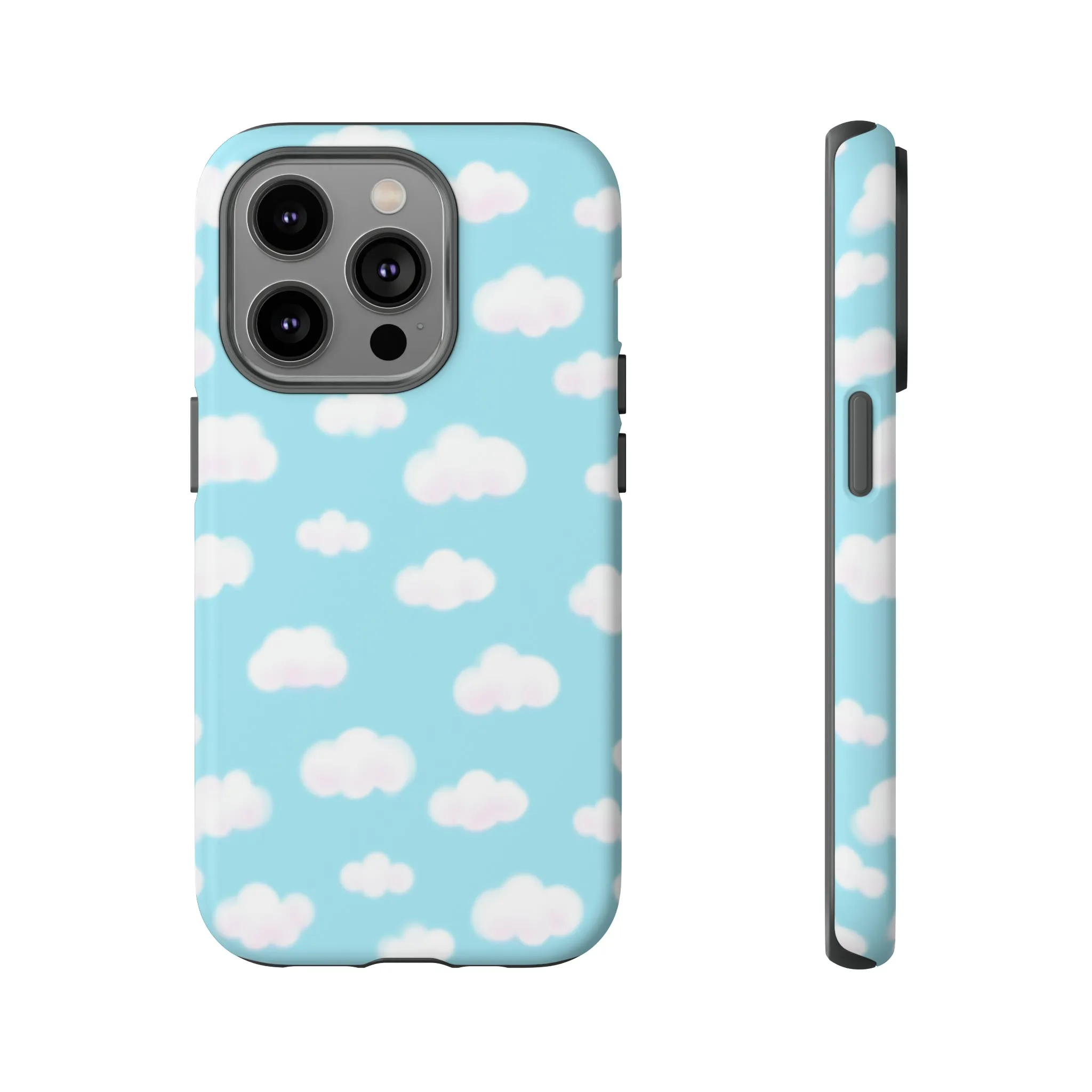 Dreamy Clouds Tough Phone Case (Sky Blue)