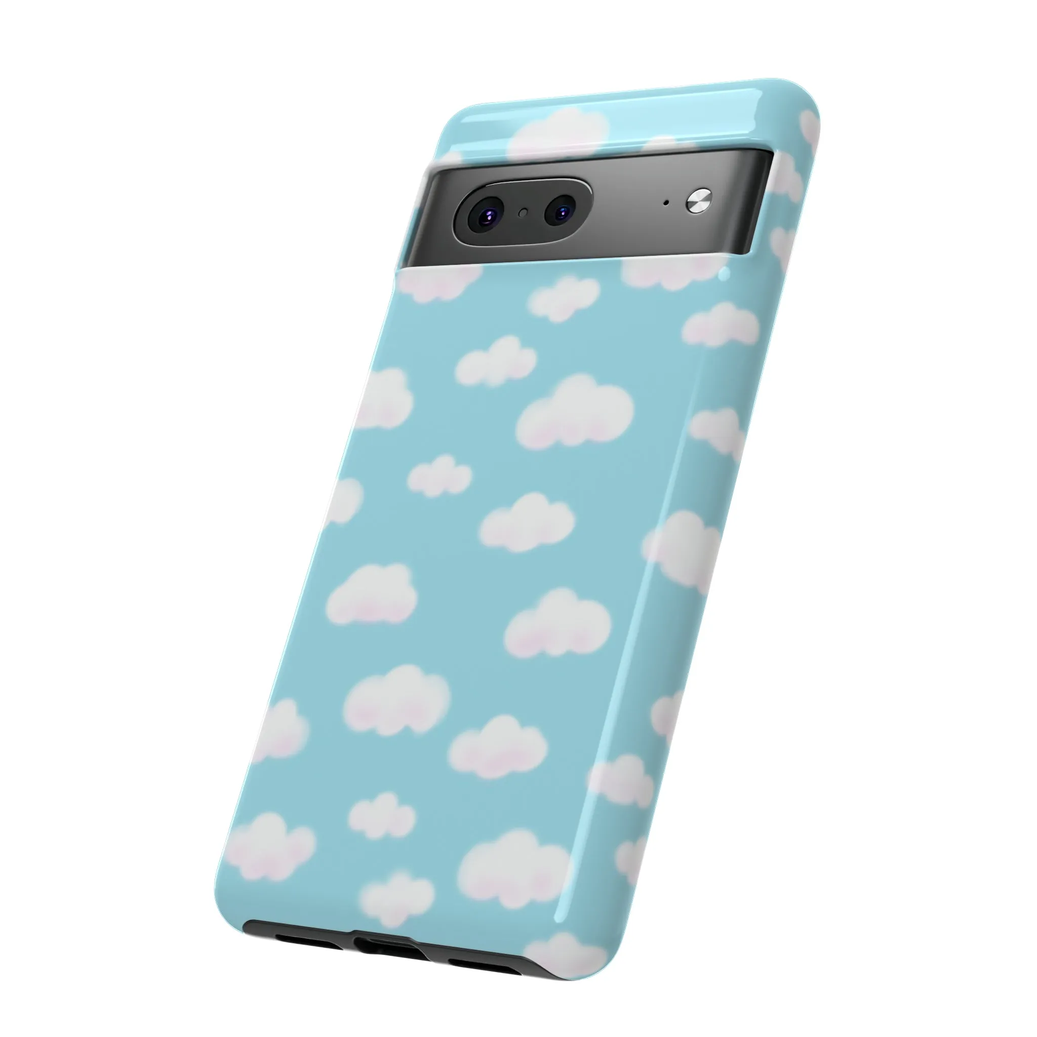 Dreamy Clouds Tough Phone Case (Sky Blue)