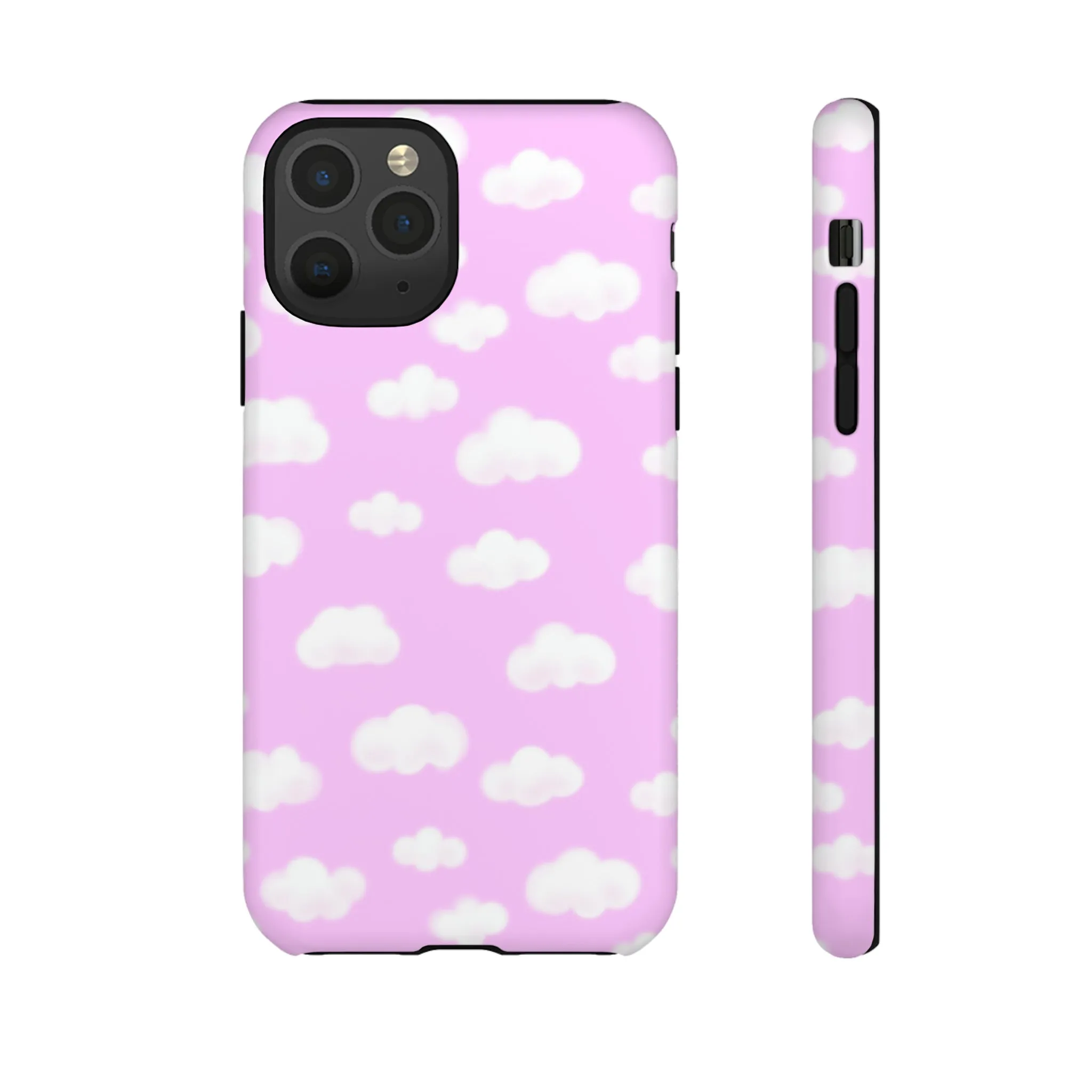 Dreamy Clouds Tough Phone Case (Taffy Pink)