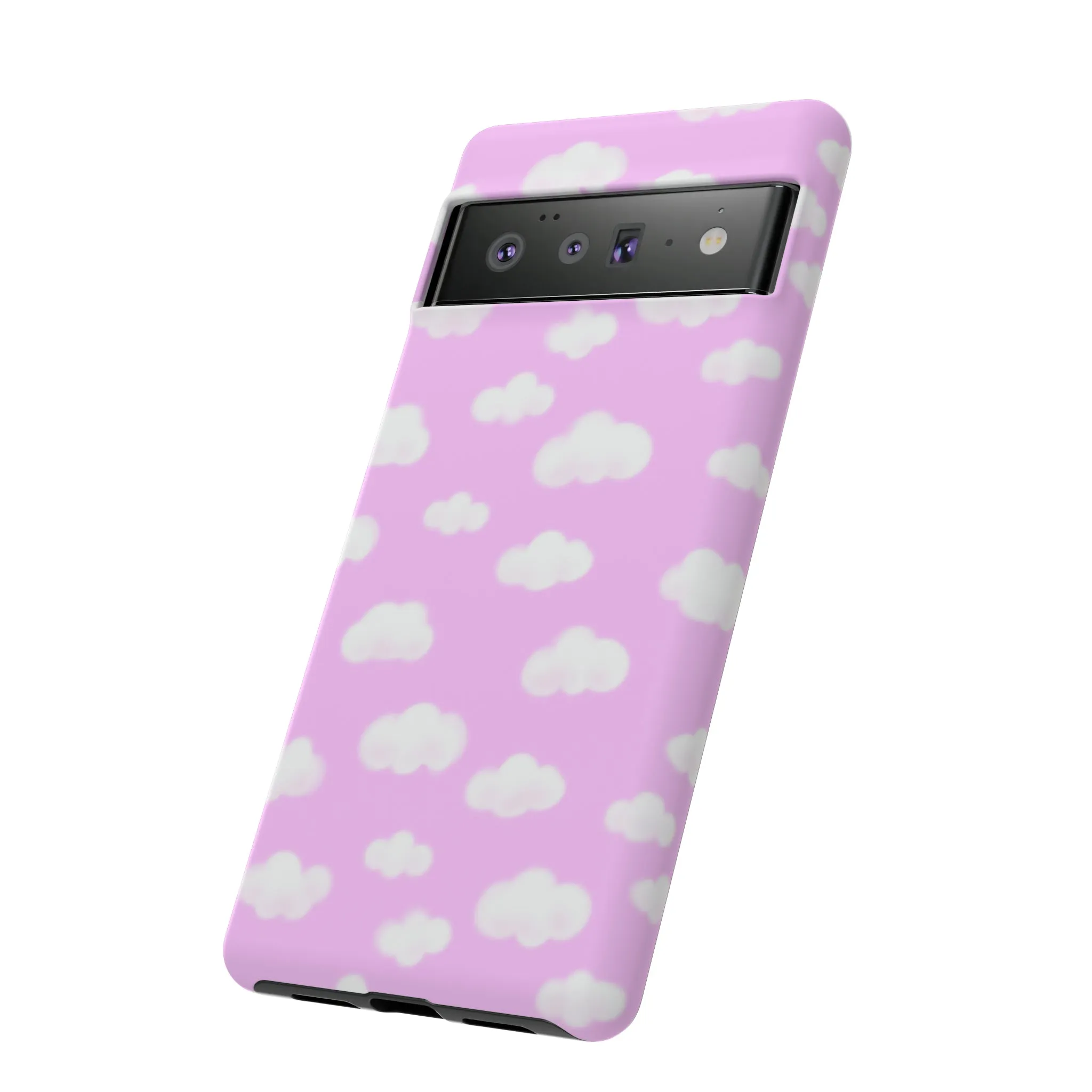 Dreamy Clouds Tough Phone Case (Taffy Pink)