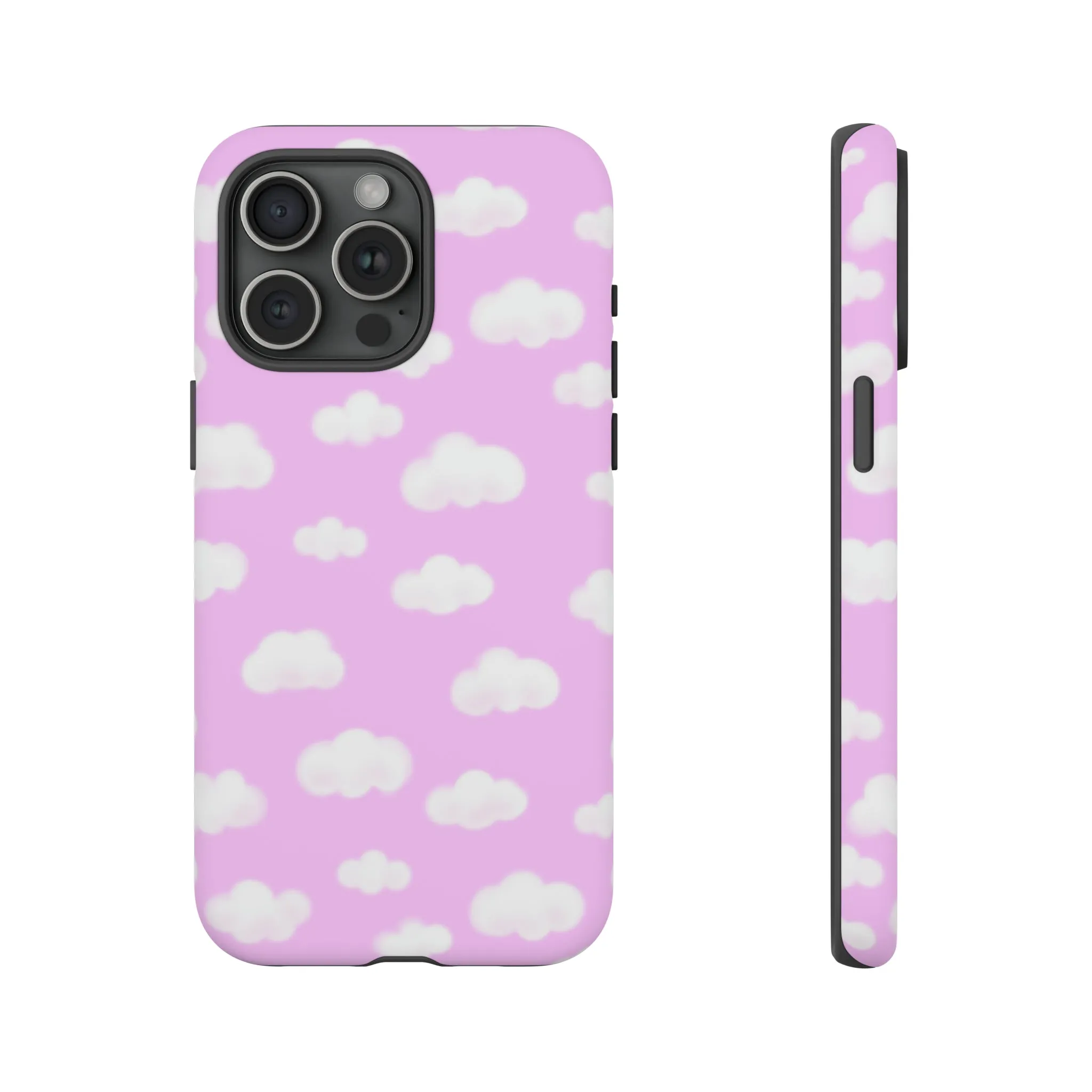 Dreamy Clouds Tough Phone Case (Taffy Pink)