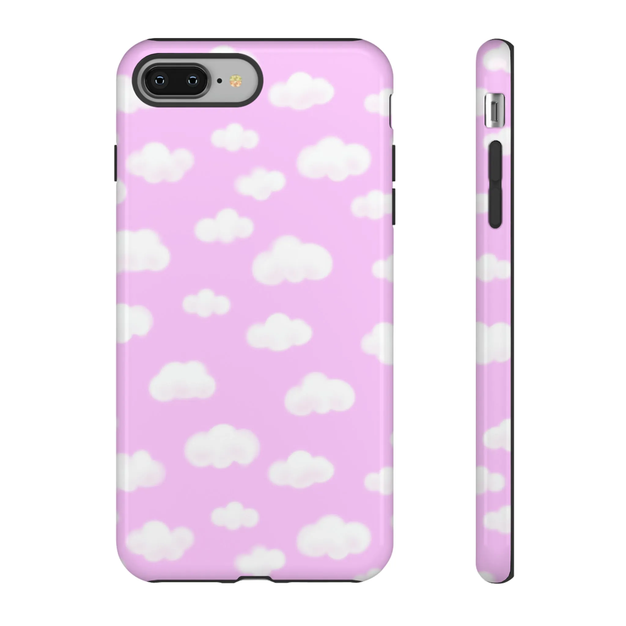 Dreamy Clouds Tough Phone Case (Taffy Pink)