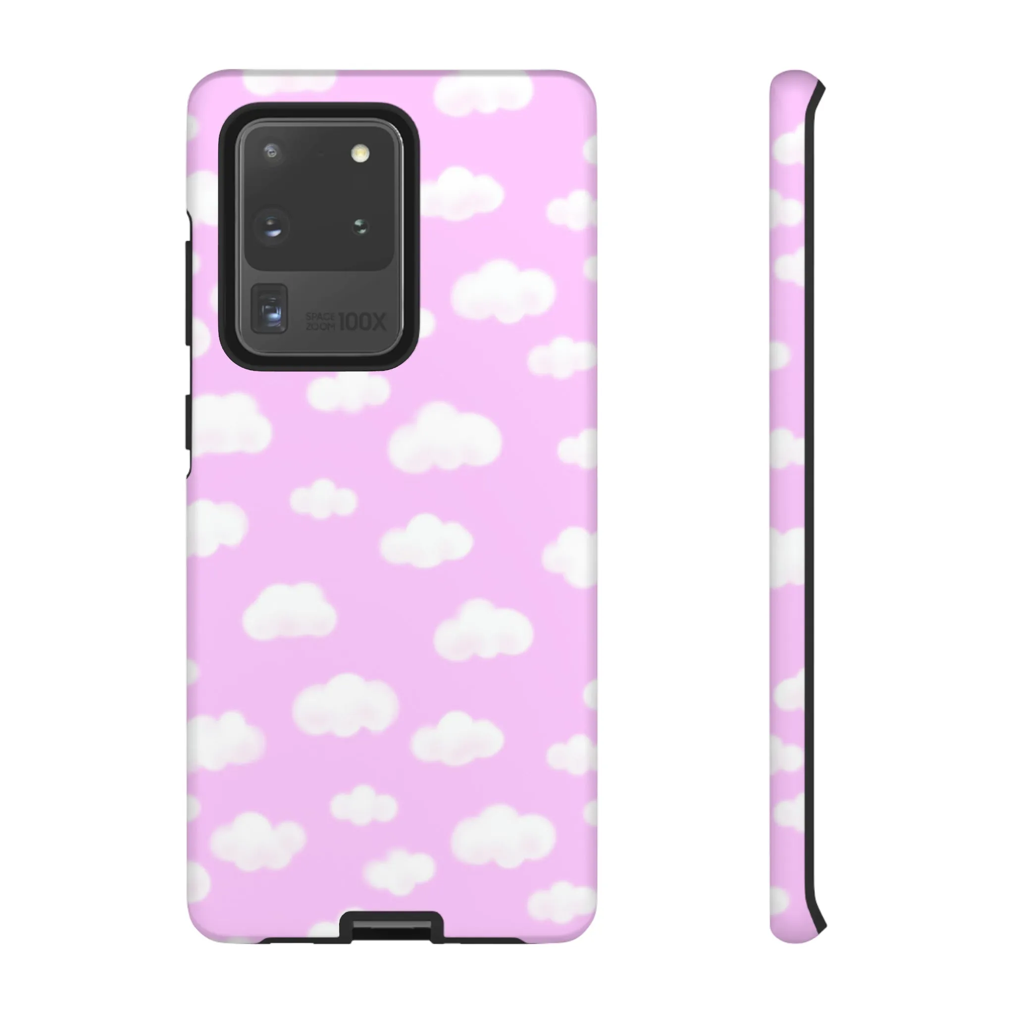 Dreamy Clouds Tough Phone Case (Taffy Pink)