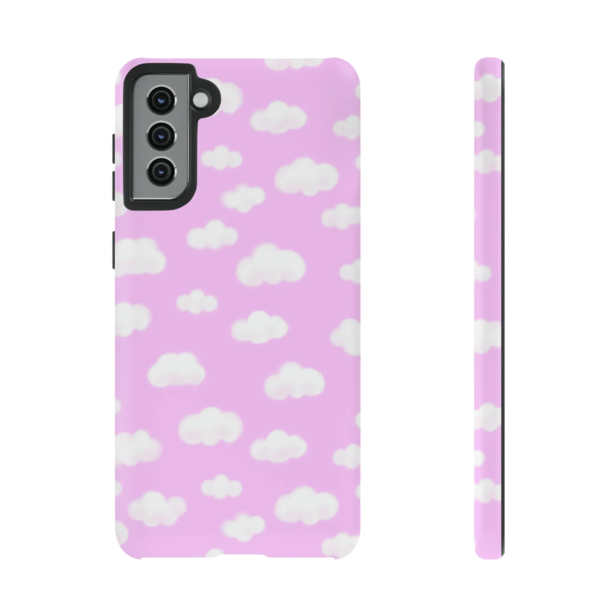 Dreamy Clouds Tough Phone Case (Taffy Pink)