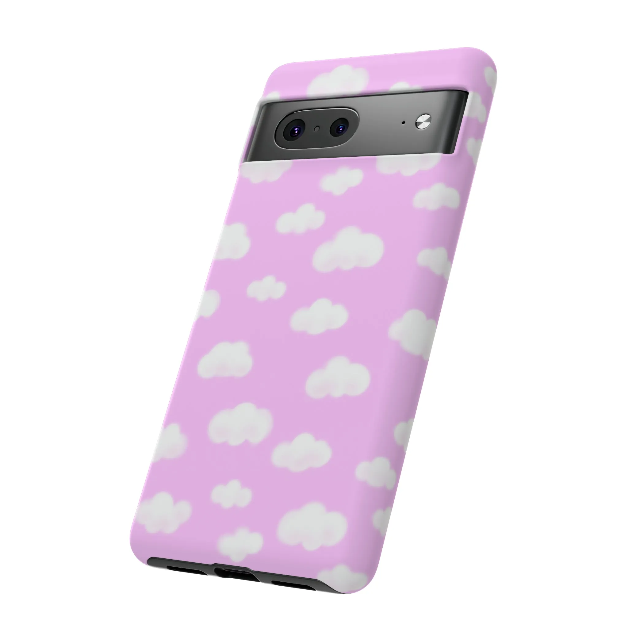 Dreamy Clouds Tough Phone Case (Taffy Pink)