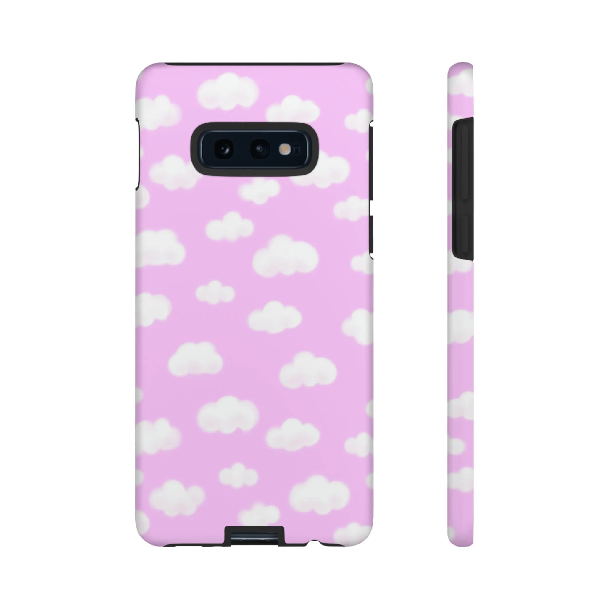 Dreamy Clouds Tough Phone Case (Taffy Pink)