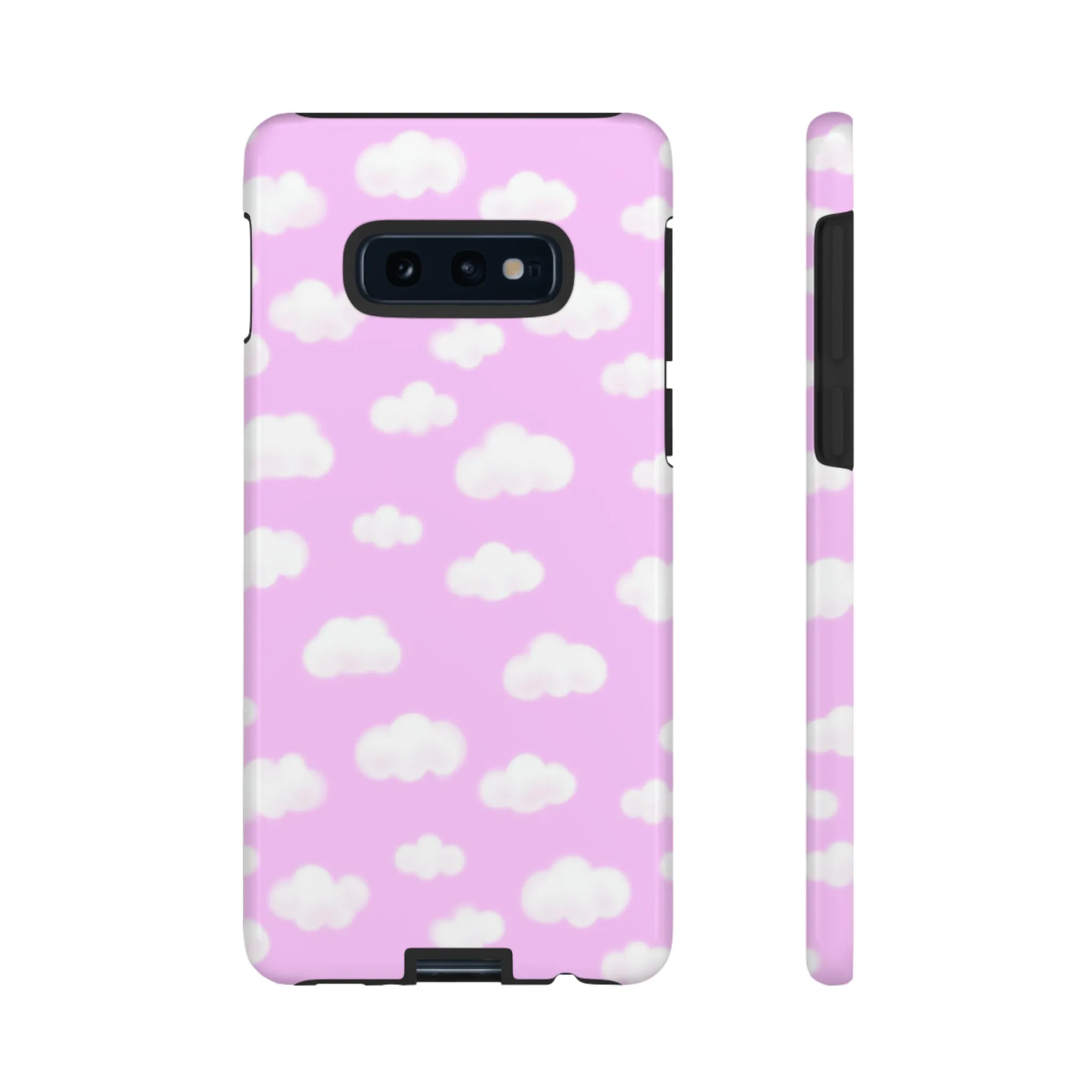 Dreamy Clouds Tough Phone Case (Taffy Pink)