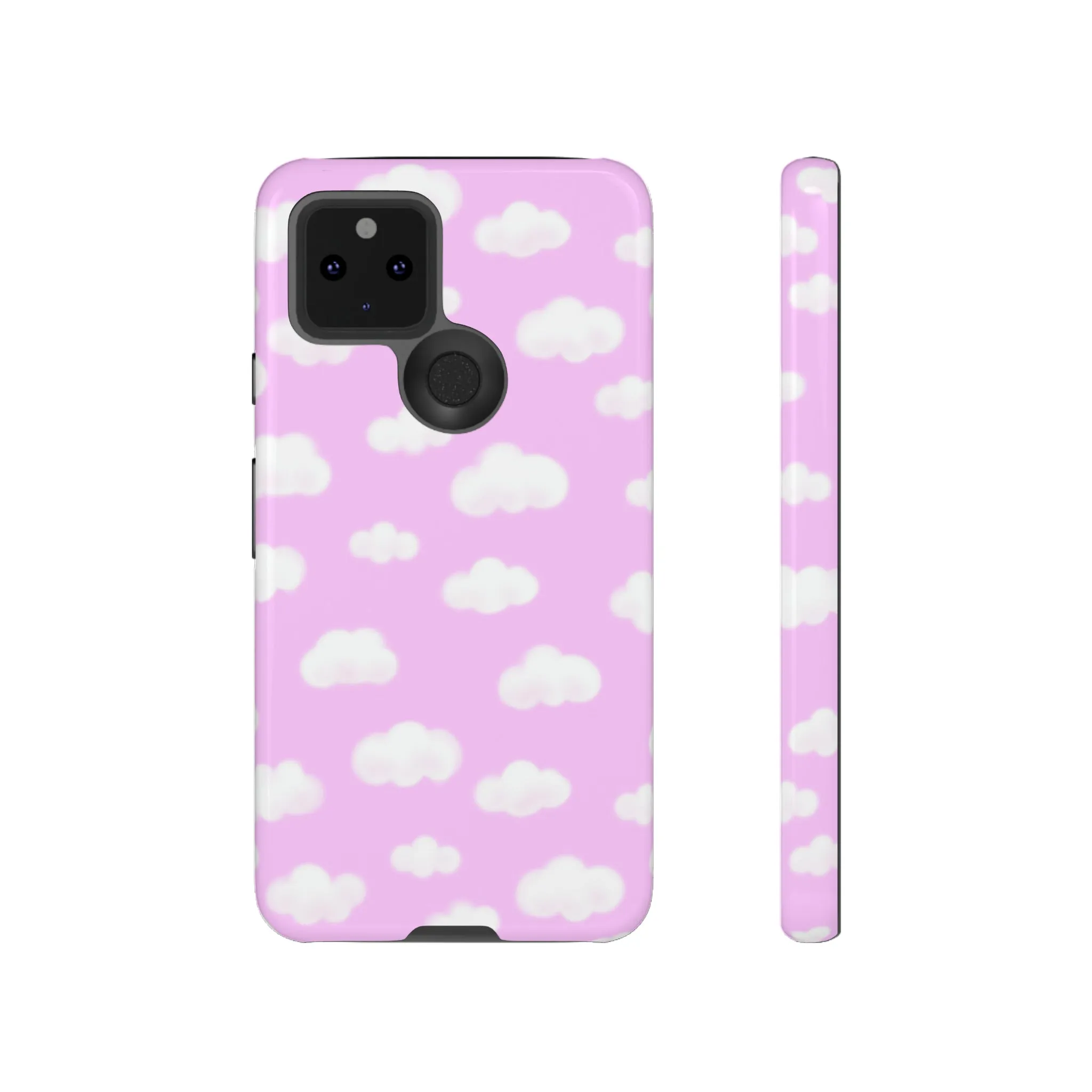 Dreamy Clouds Tough Phone Case (Taffy Pink)