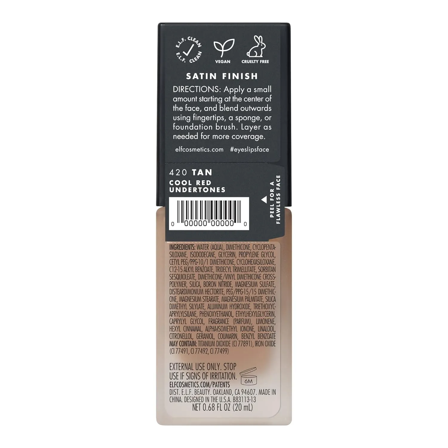 e.l.f. Flawless Satin Semi-Matte Foundation