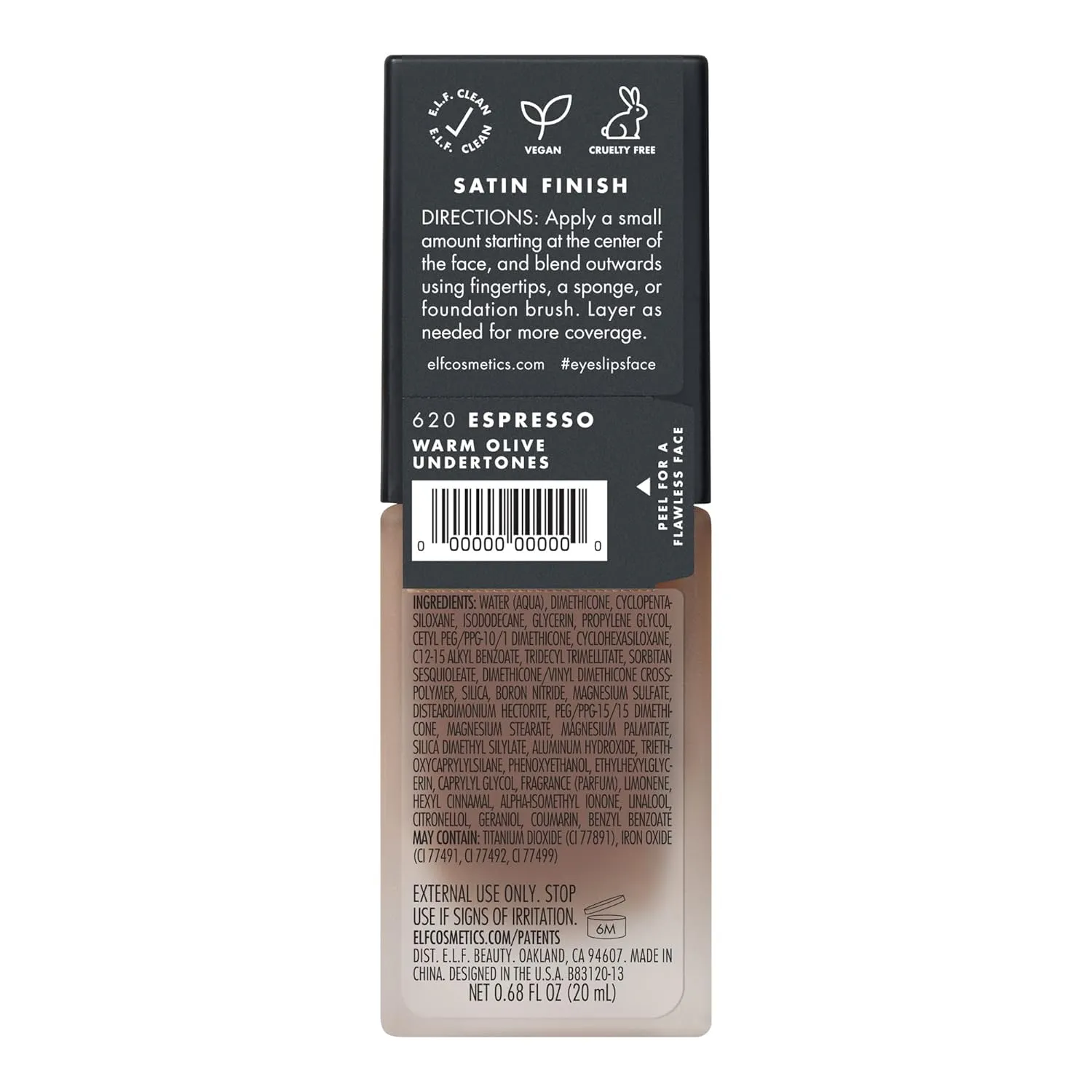 e.l.f. Flawless Satin Semi-Matte Foundation