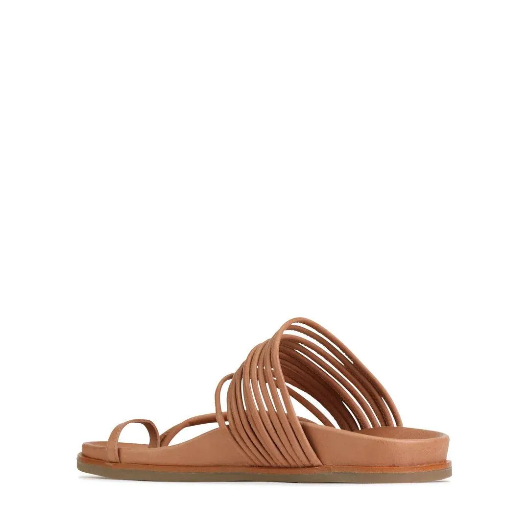 EOS Carmella Sandal in Brandy Leather