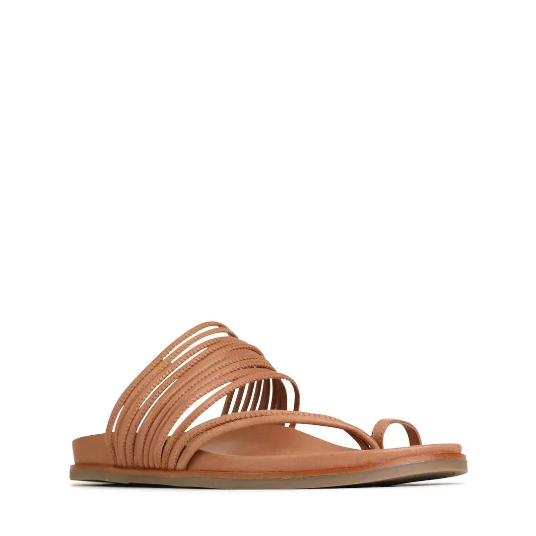 EOS Carmella Sandal in Brandy Leather