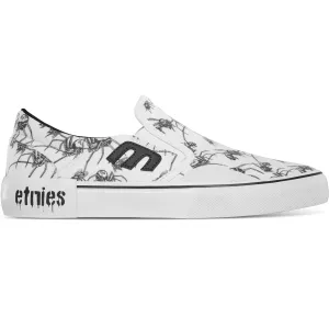 Etnies Shoes Marana Slip X Bones - White/Black