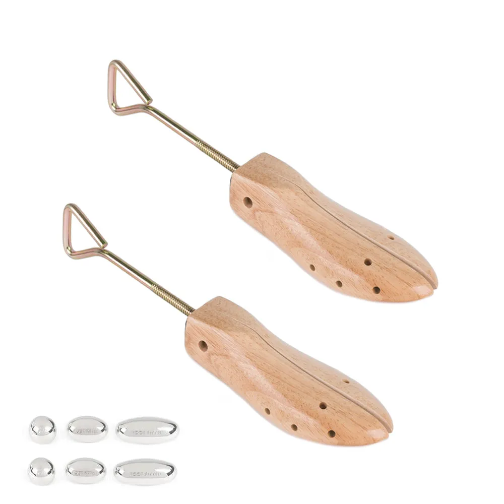 FootFitter Best Professional One-Way Shoe Stretcher Set - Pair of Shoe Stretchers