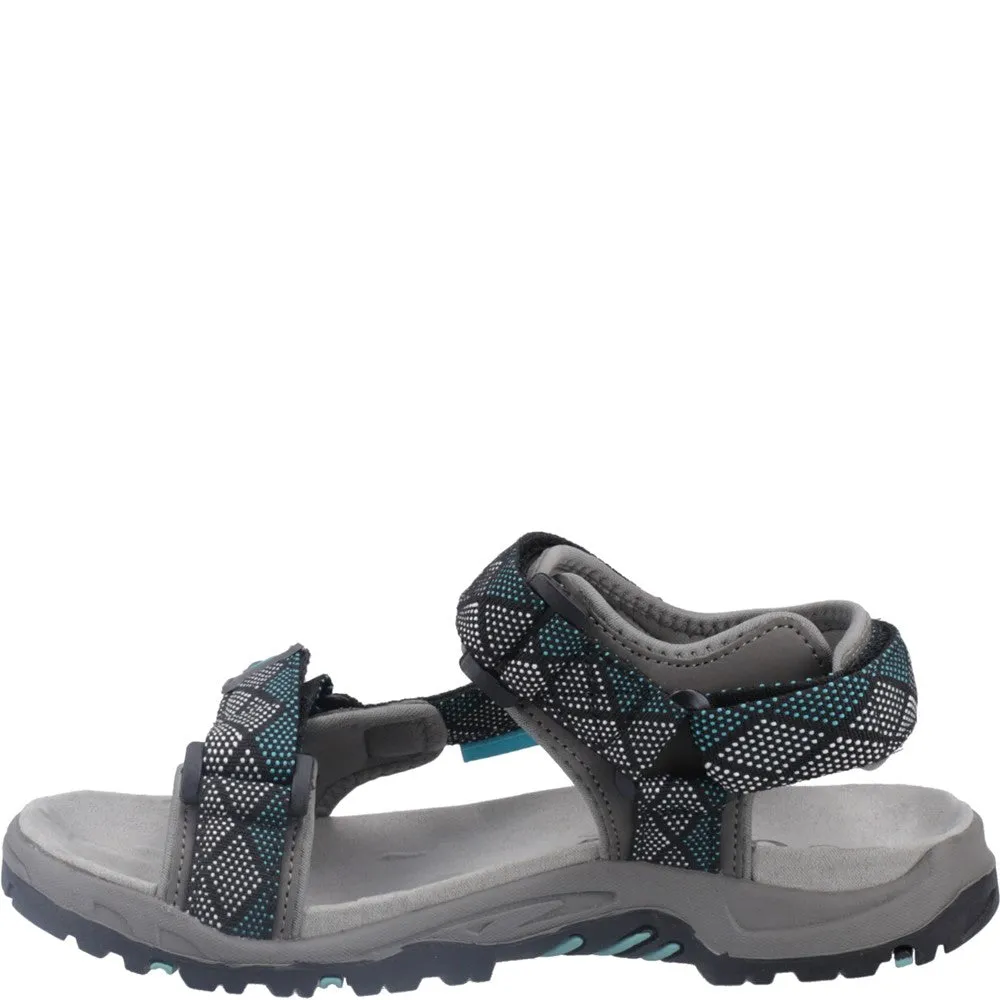 Foxcote Sandals Grey/Turquoise