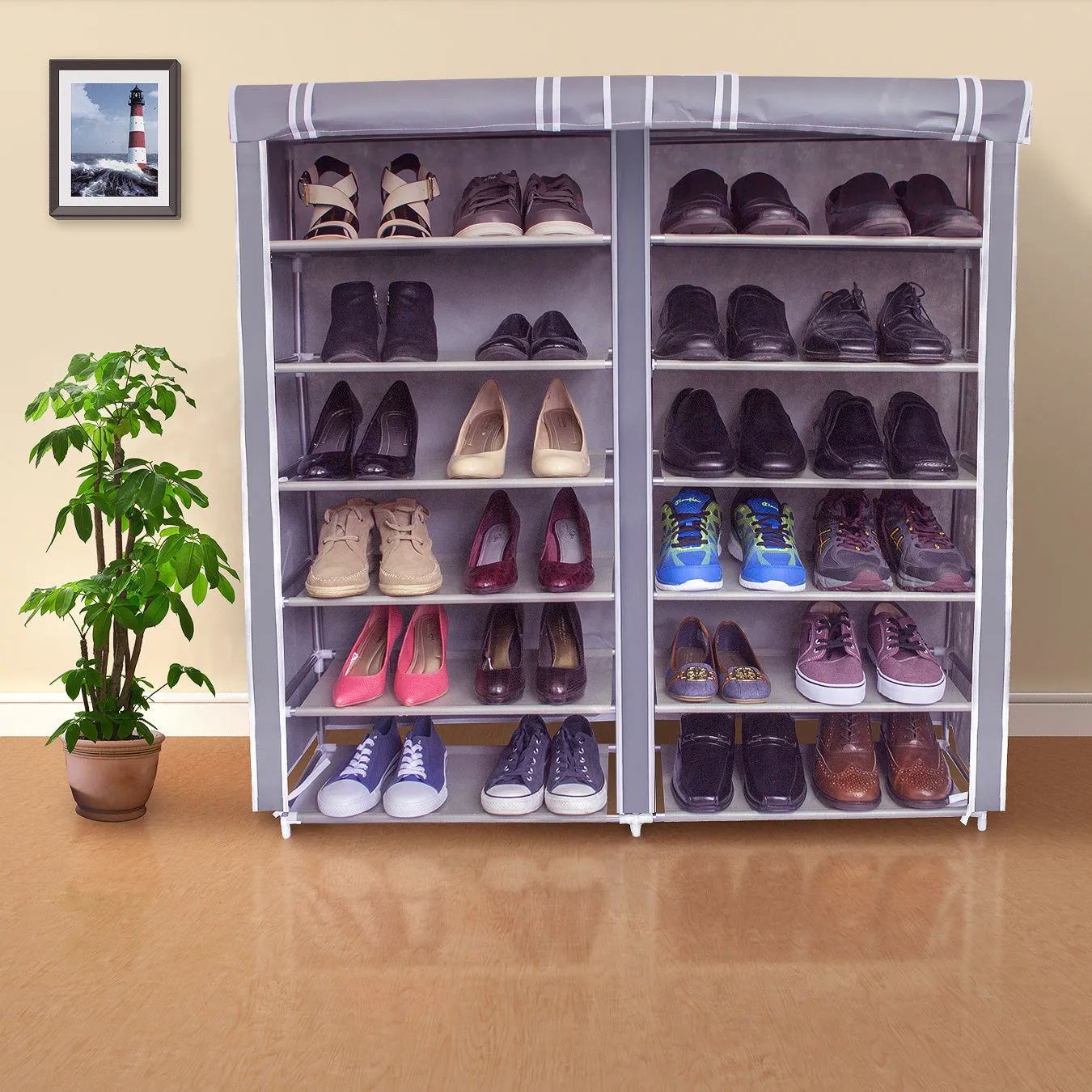 Freestanding Shoe Wardrobe Storage Organizer