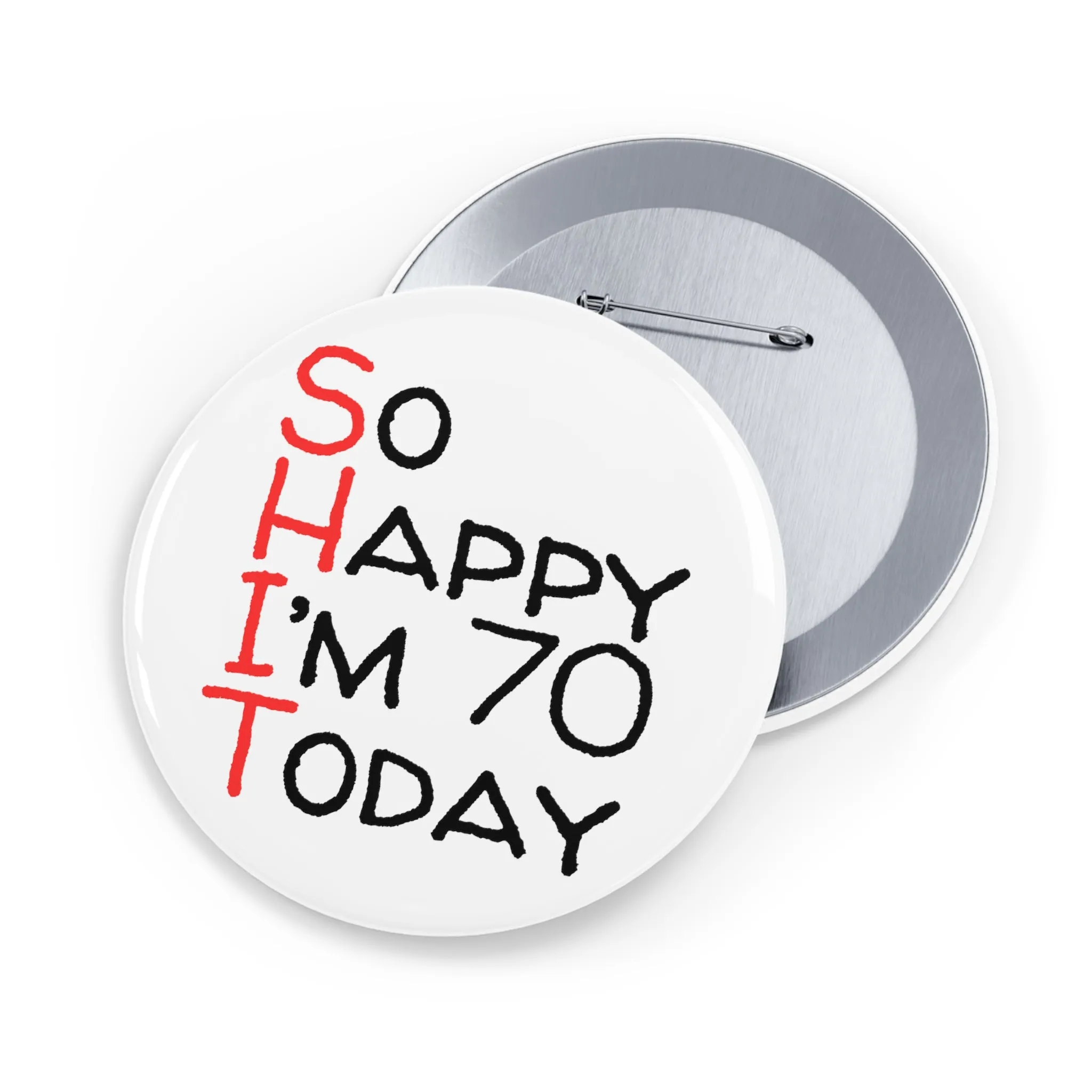 Funny Badge | So Happy I'm 70 Today |