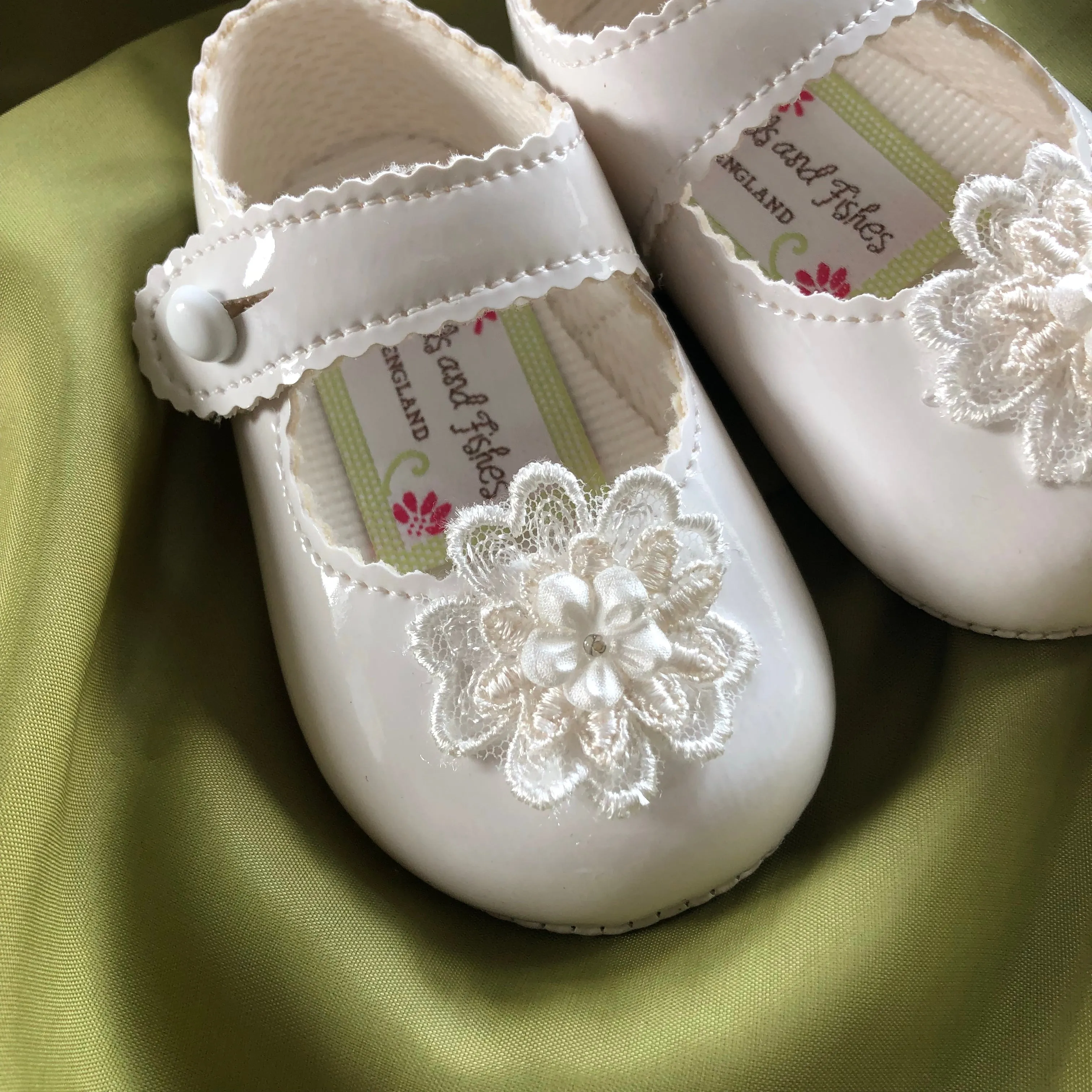 Girls Christening Shoes ‘Promise Patent’