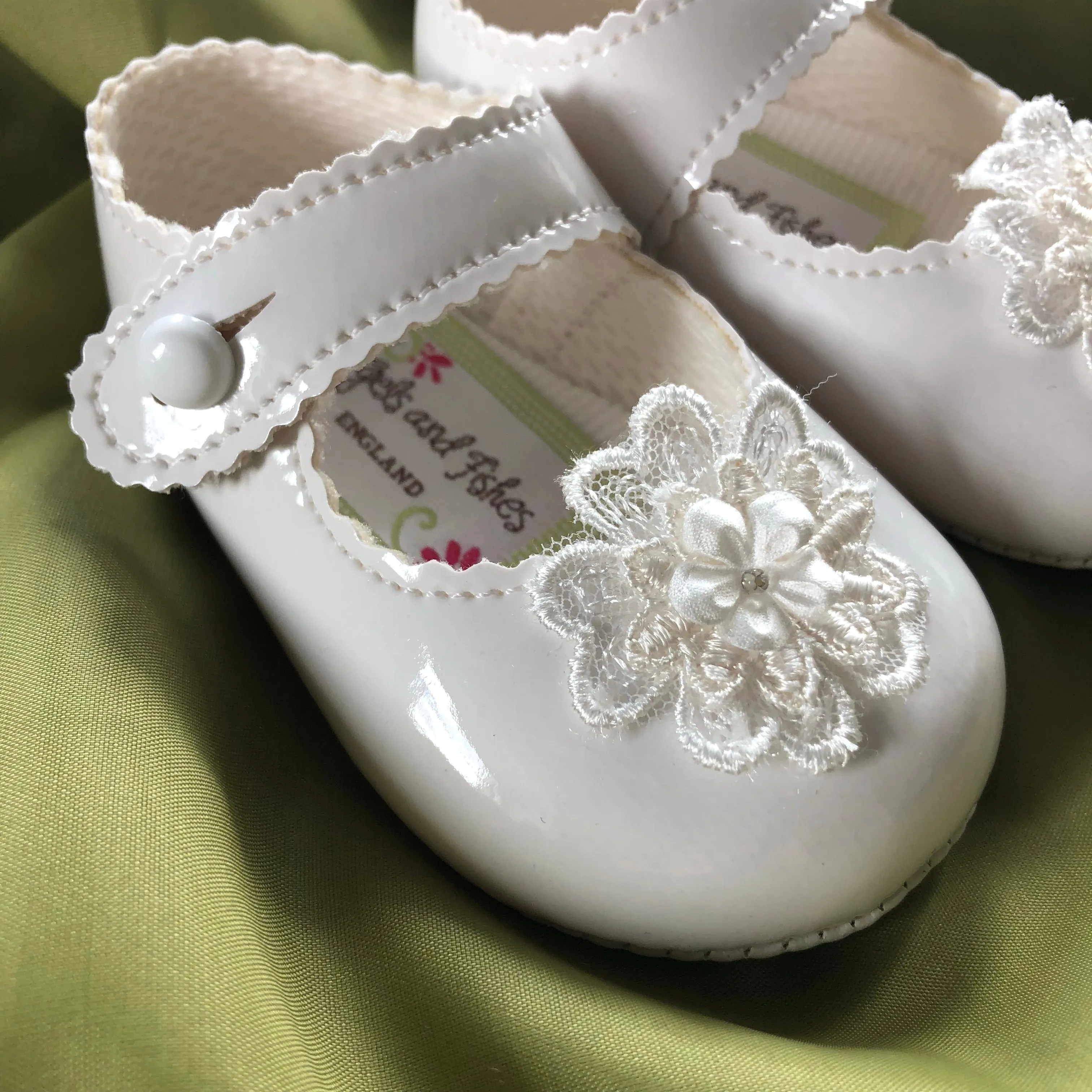 Girls Christening Shoes ‘Promise Patent’