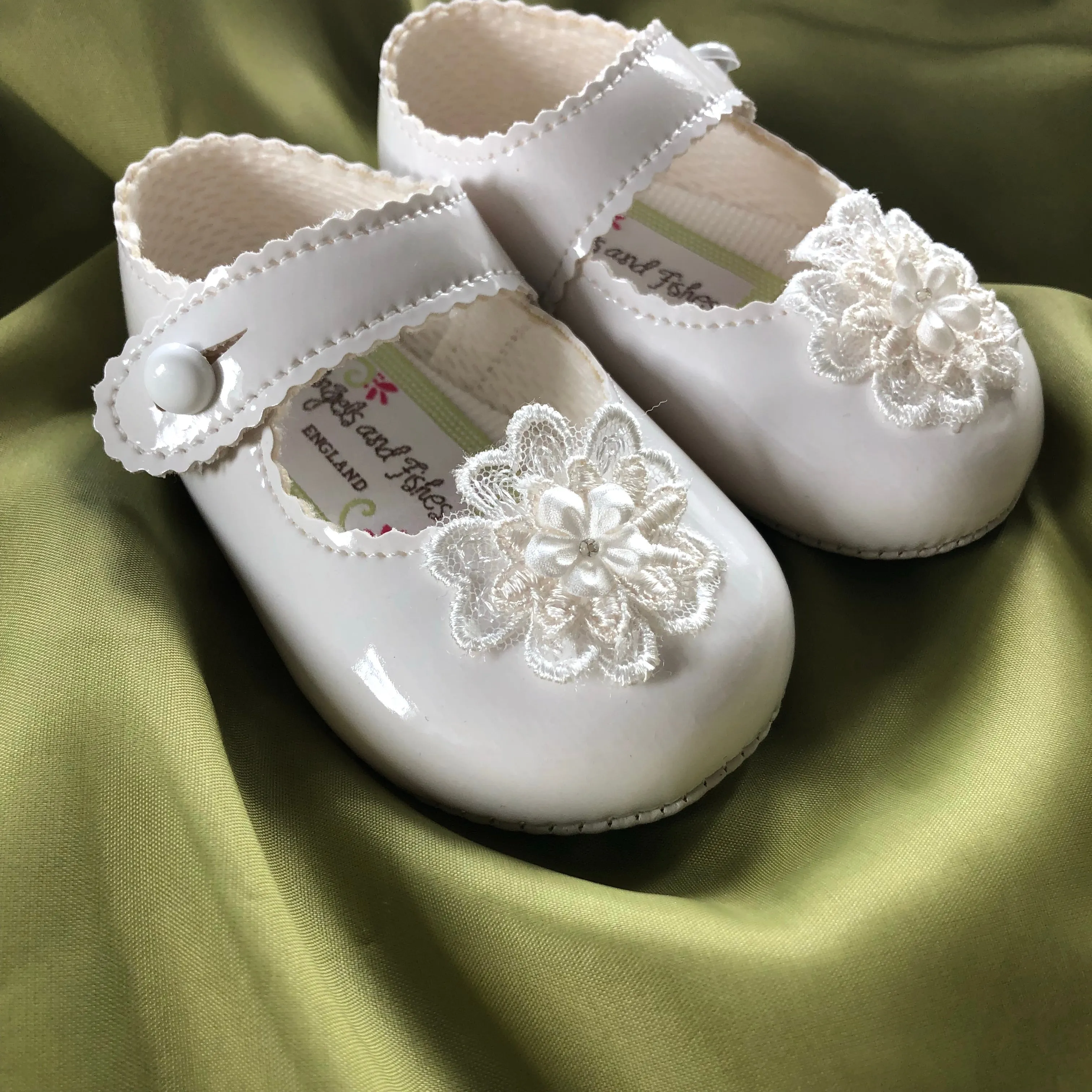 Girls Christening Shoes ‘Promise Patent’