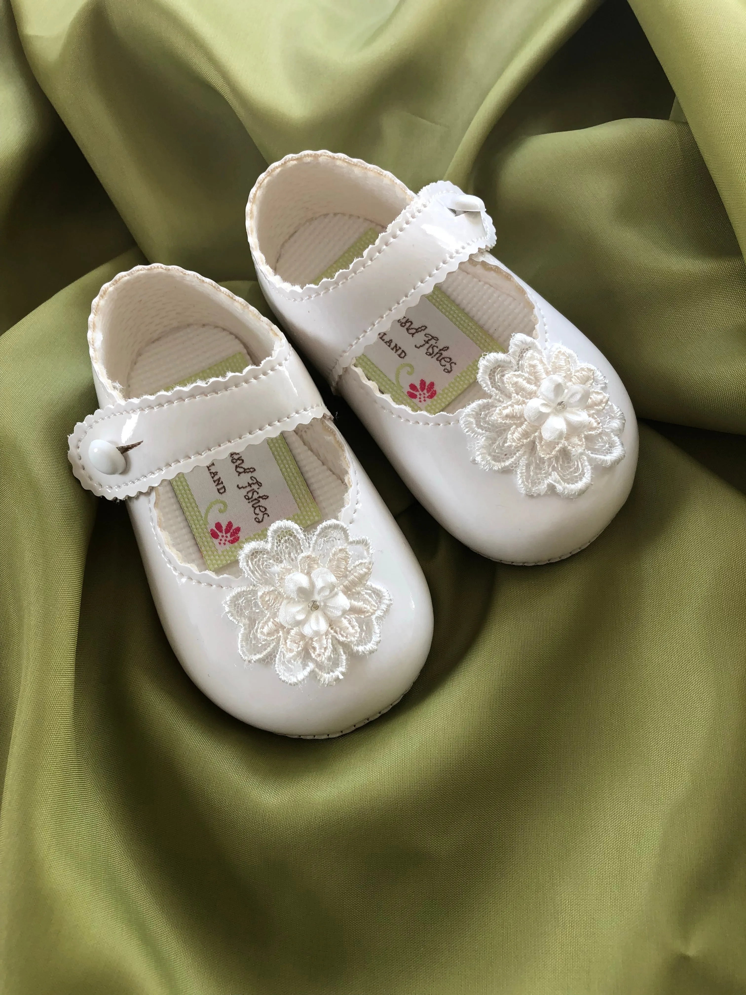 Girls Christening Shoes ‘Promise Patent’