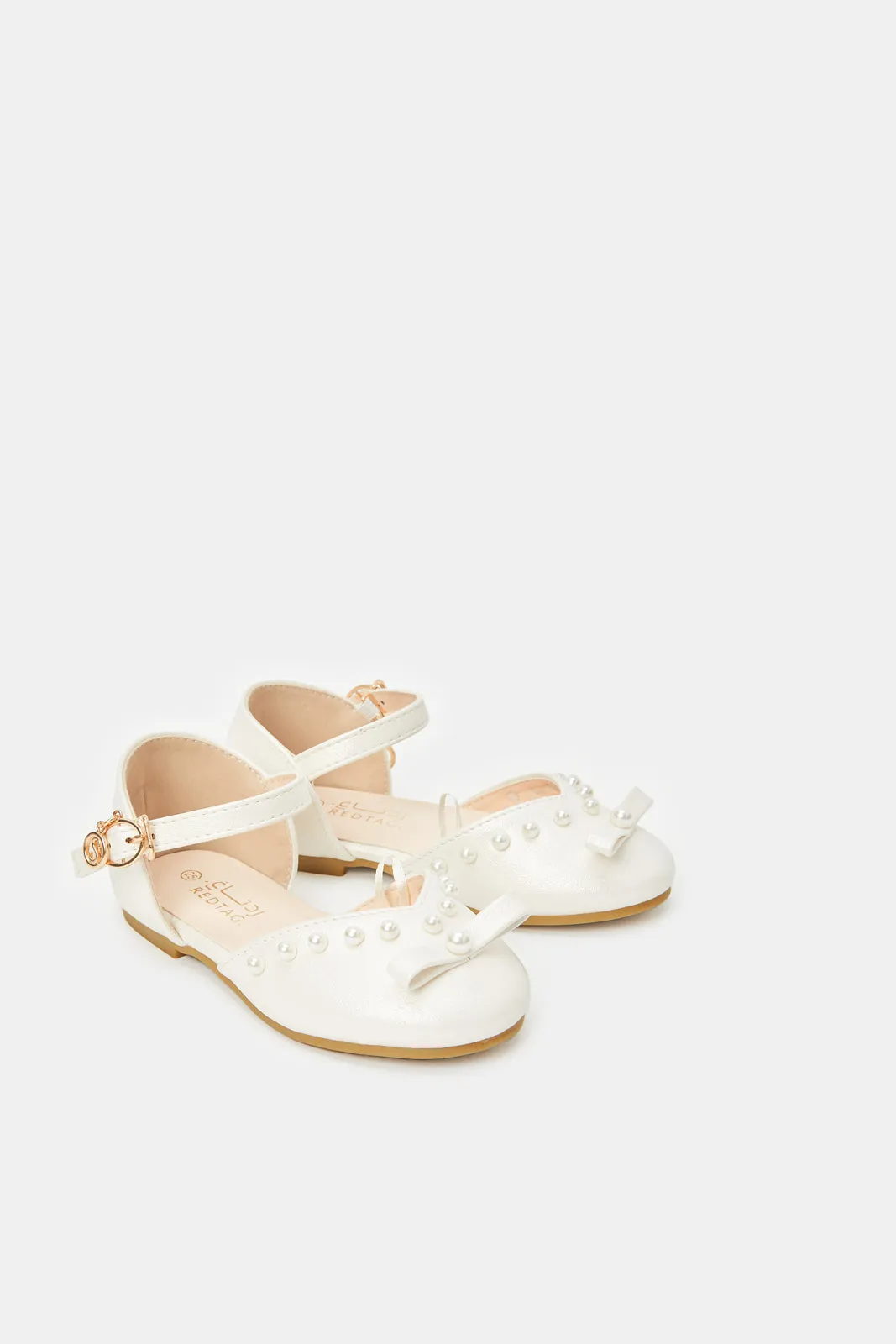 Girls Ivory Preal Embellished Sandal