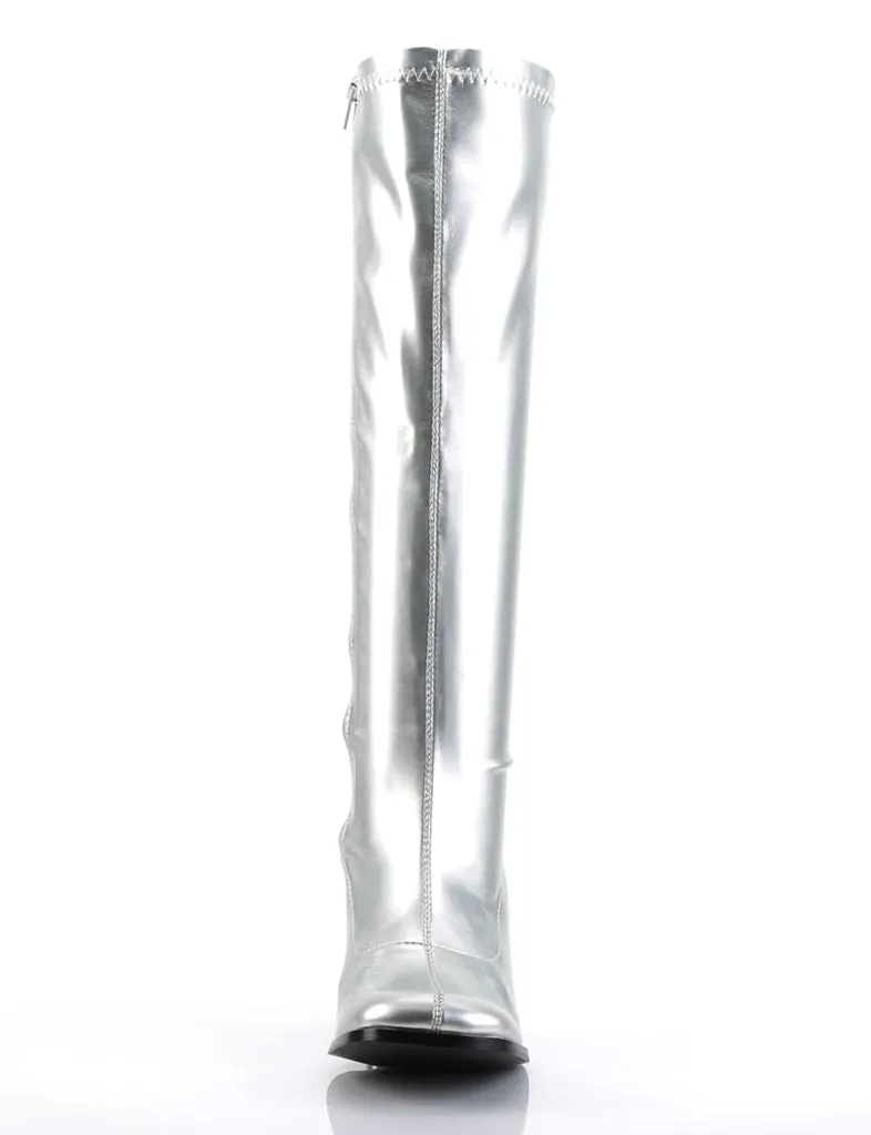 GOGO 300 BOOTS - SILVER STRETCH ✰ PRE ORDER ✰