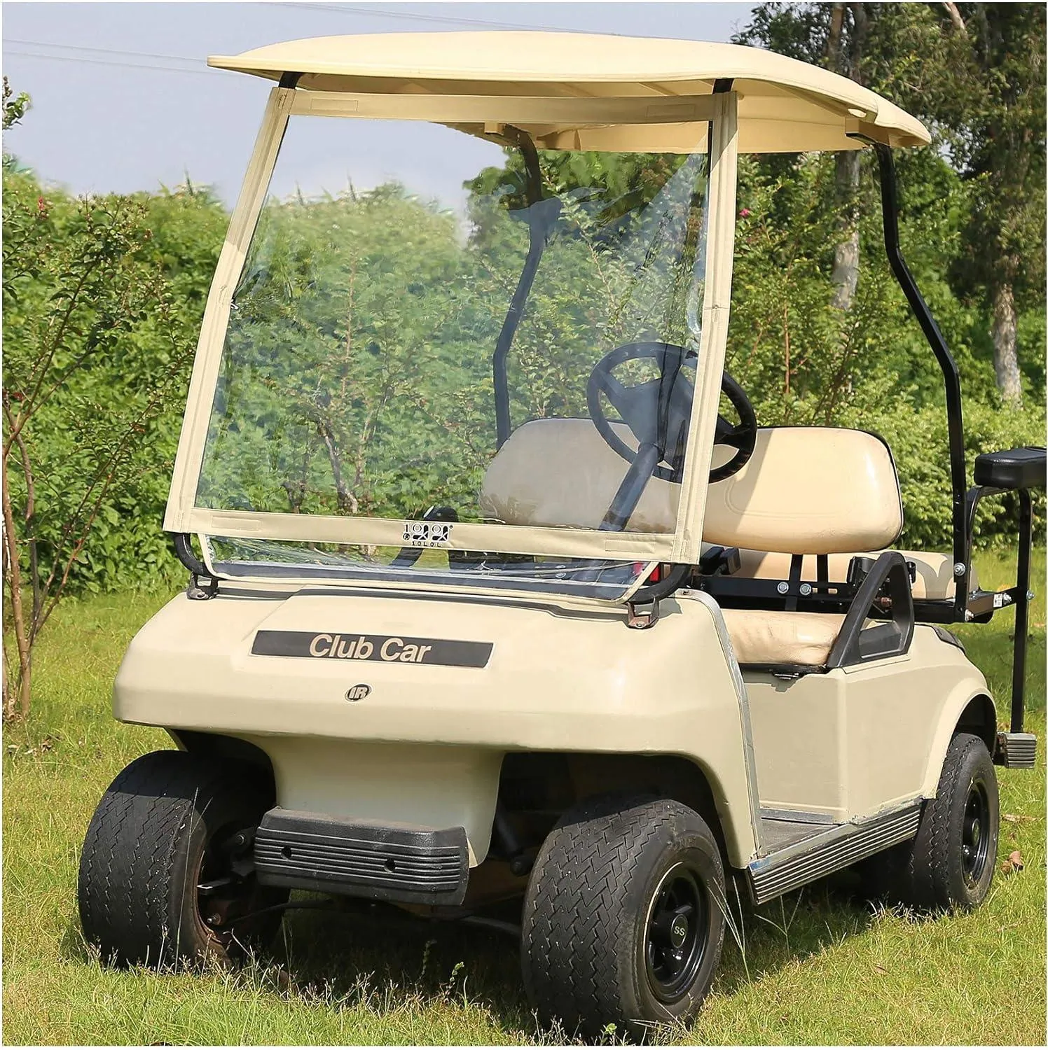 Golf Cart Lightweight Foldable Windshield Fits Club Car DS  - 10L0L