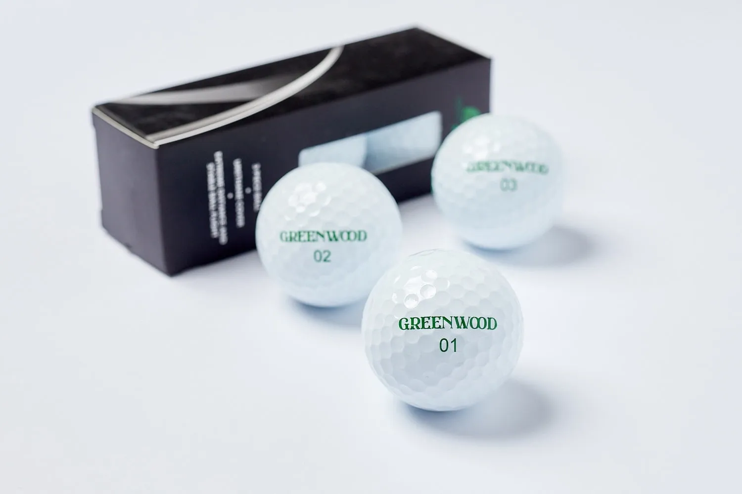 Greenwood GOLF Balls | 3Piece | Urethane Cover | Signature Ball | High Spin