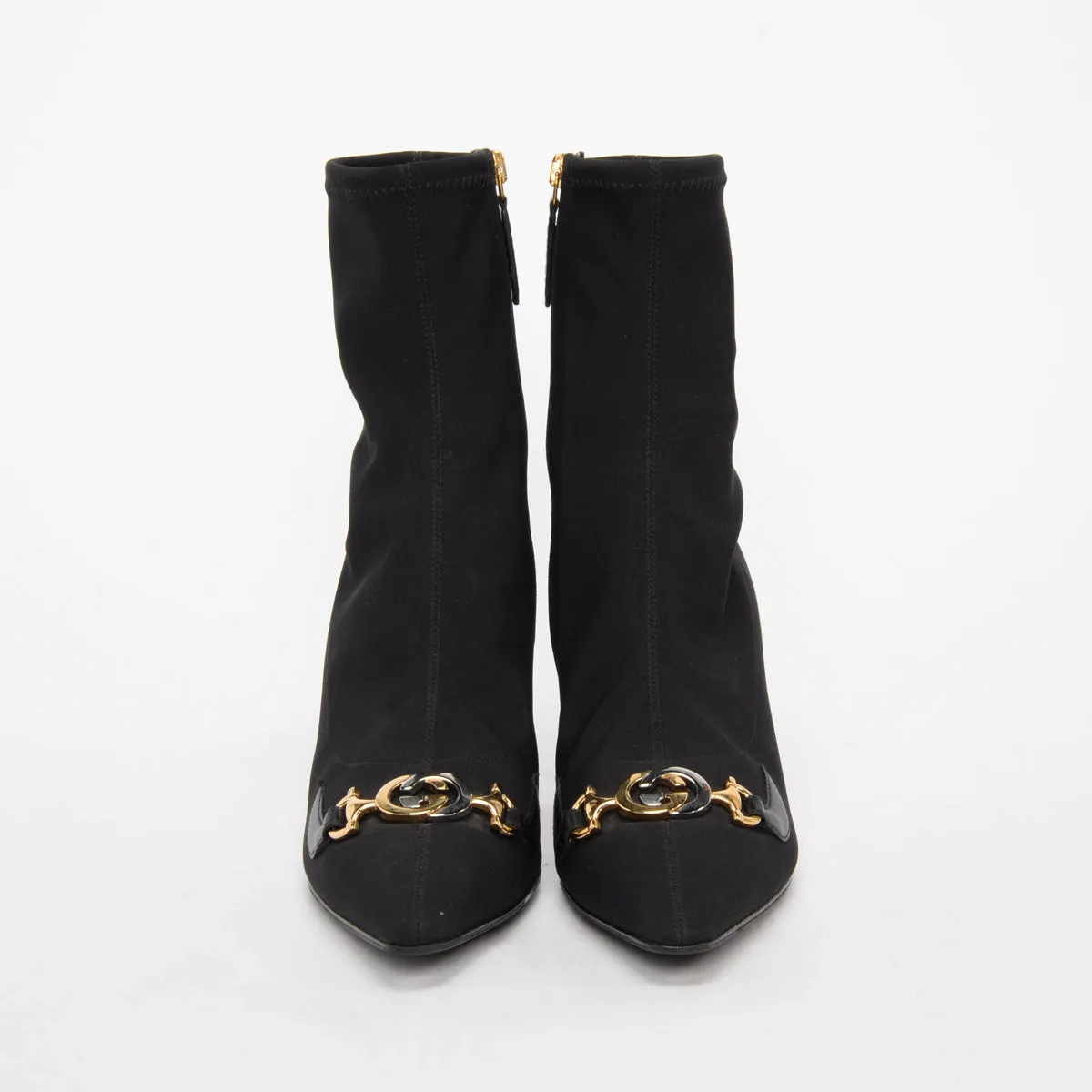 Gucci Black Fabric Zumi Sock Boots 39.5