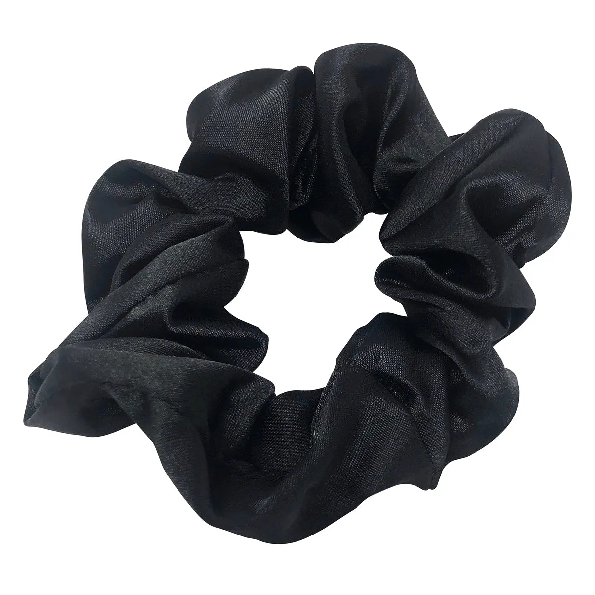 Hair Scrunchies Multipack Set - Grey, Black & Pink