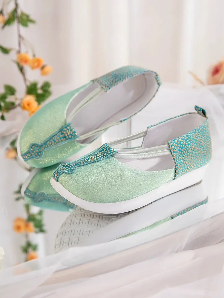 Hanfu Shoes: Mint