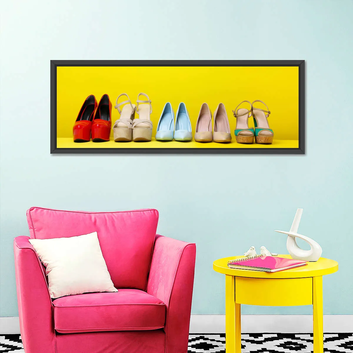 High Heel Shoes Wall Art