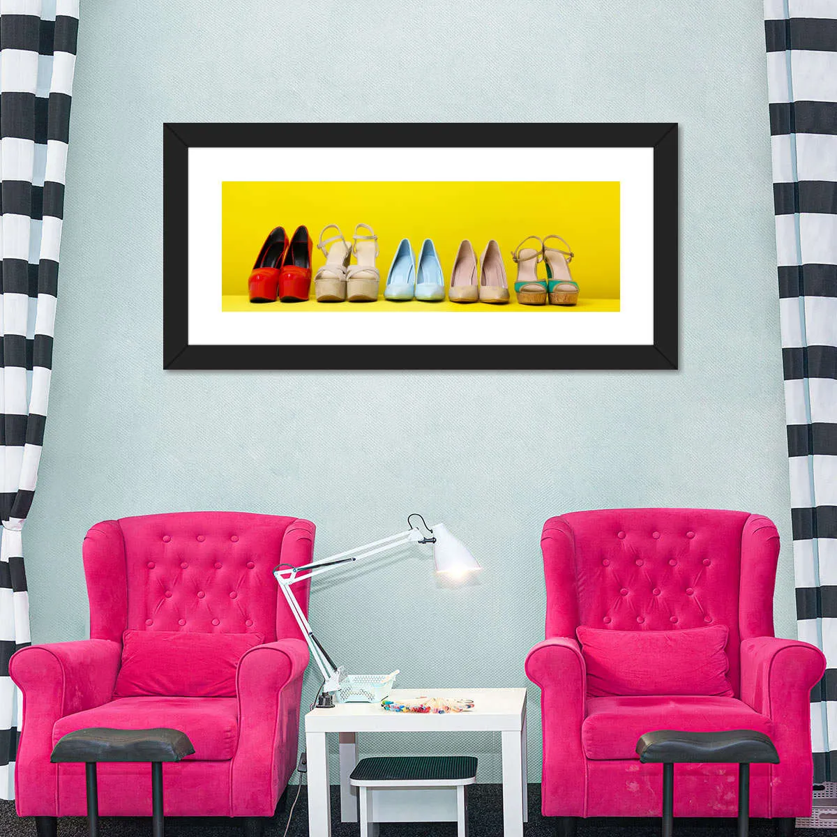 High Heel Shoes Wall Art