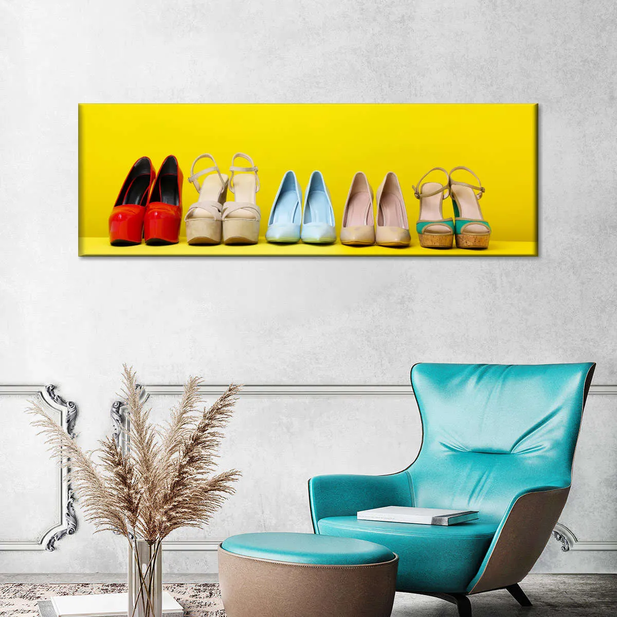 High Heel Shoes Wall Art